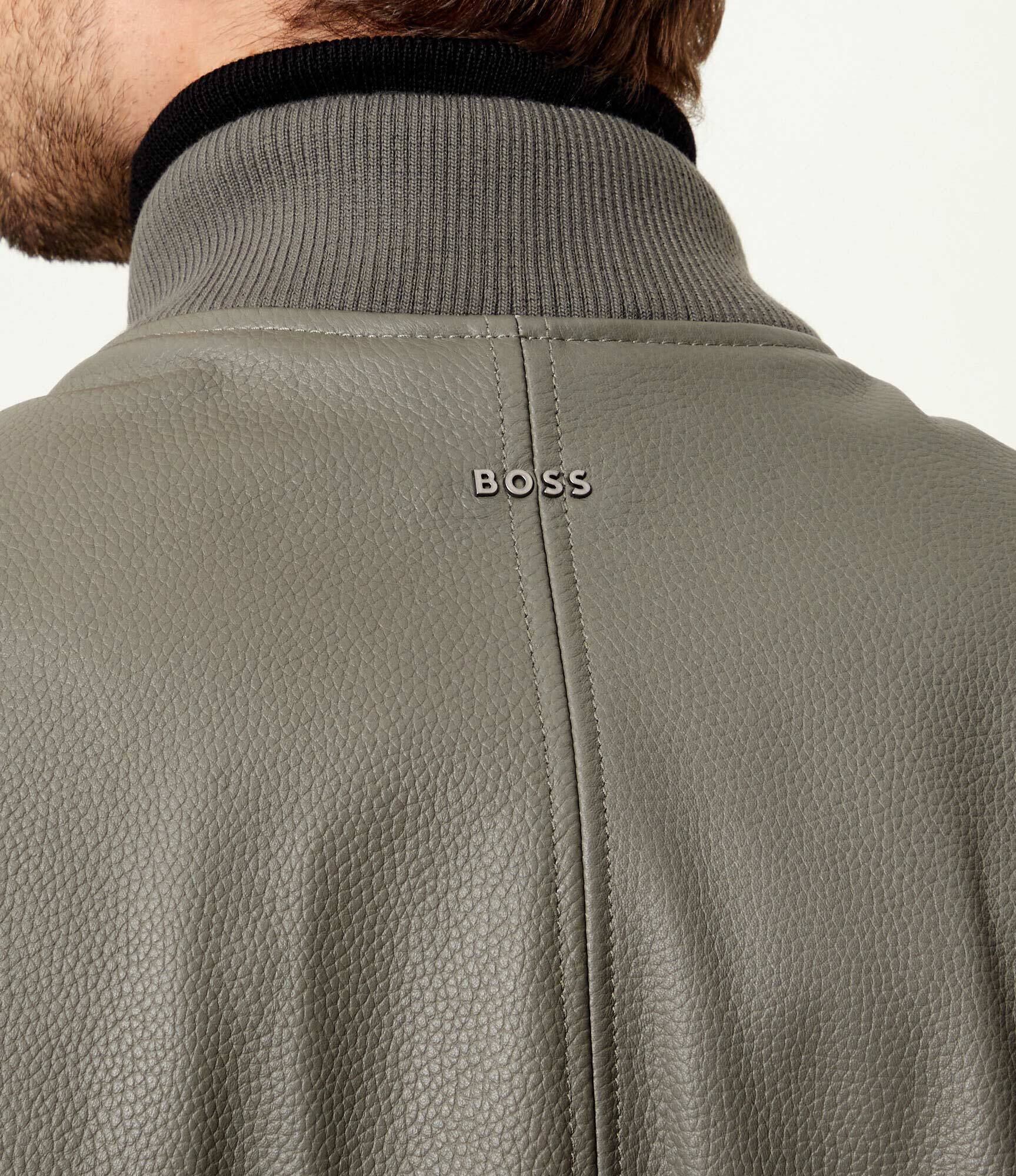 BOSS Orange Geacă de piele bomber Jakri | regular fit