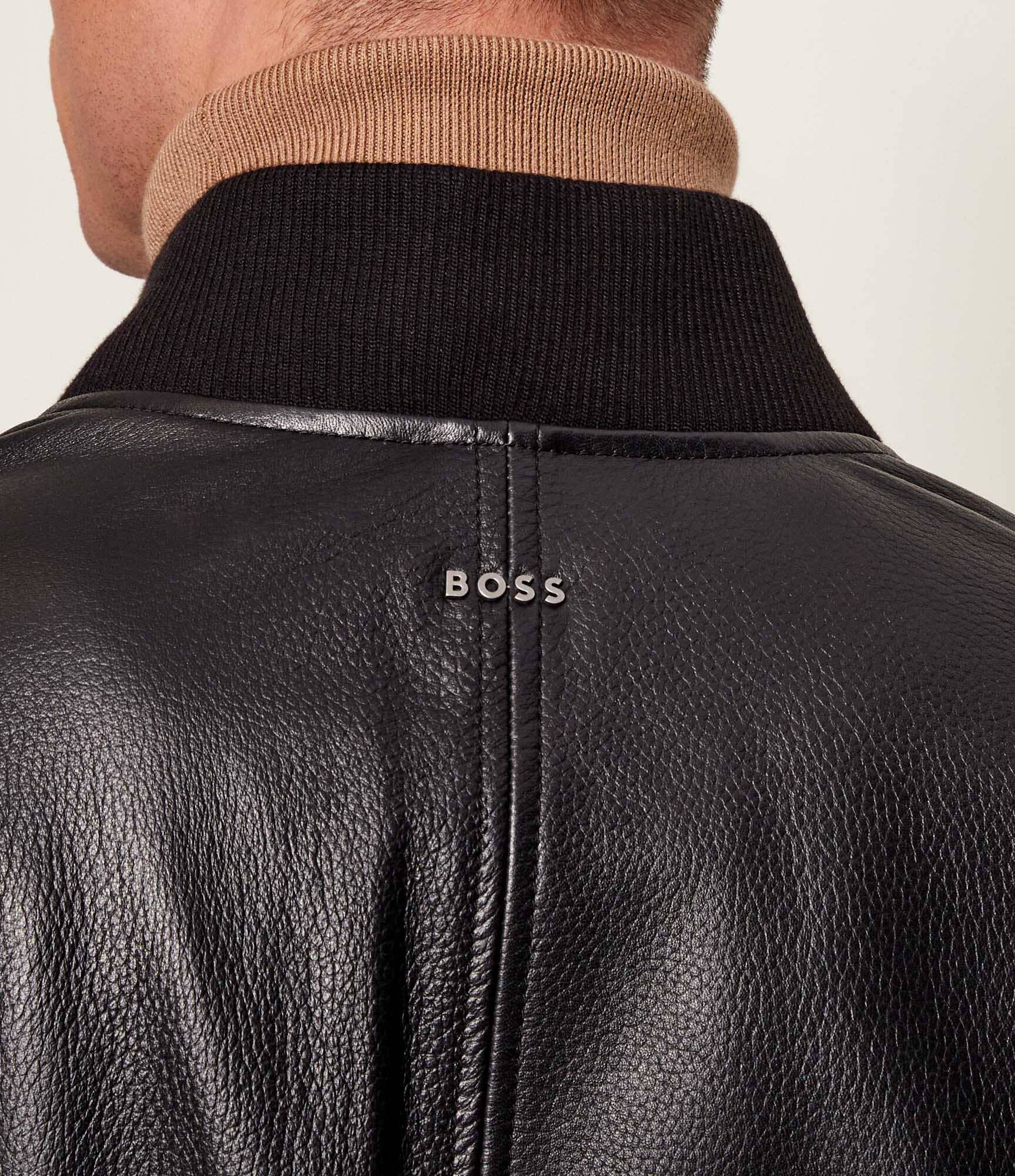 BOSS Orange Geacă de piele bomber Jakri | regular fit