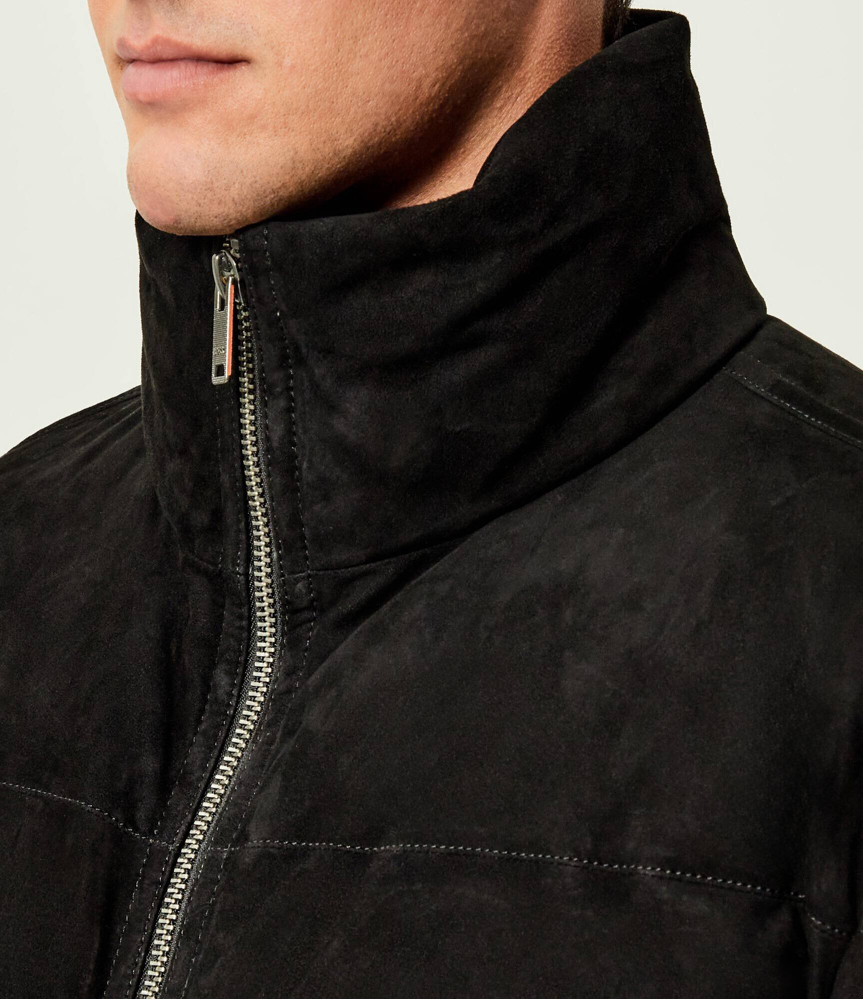 BOSS Orange Geacă de piele Jocamp | Relaxed fit