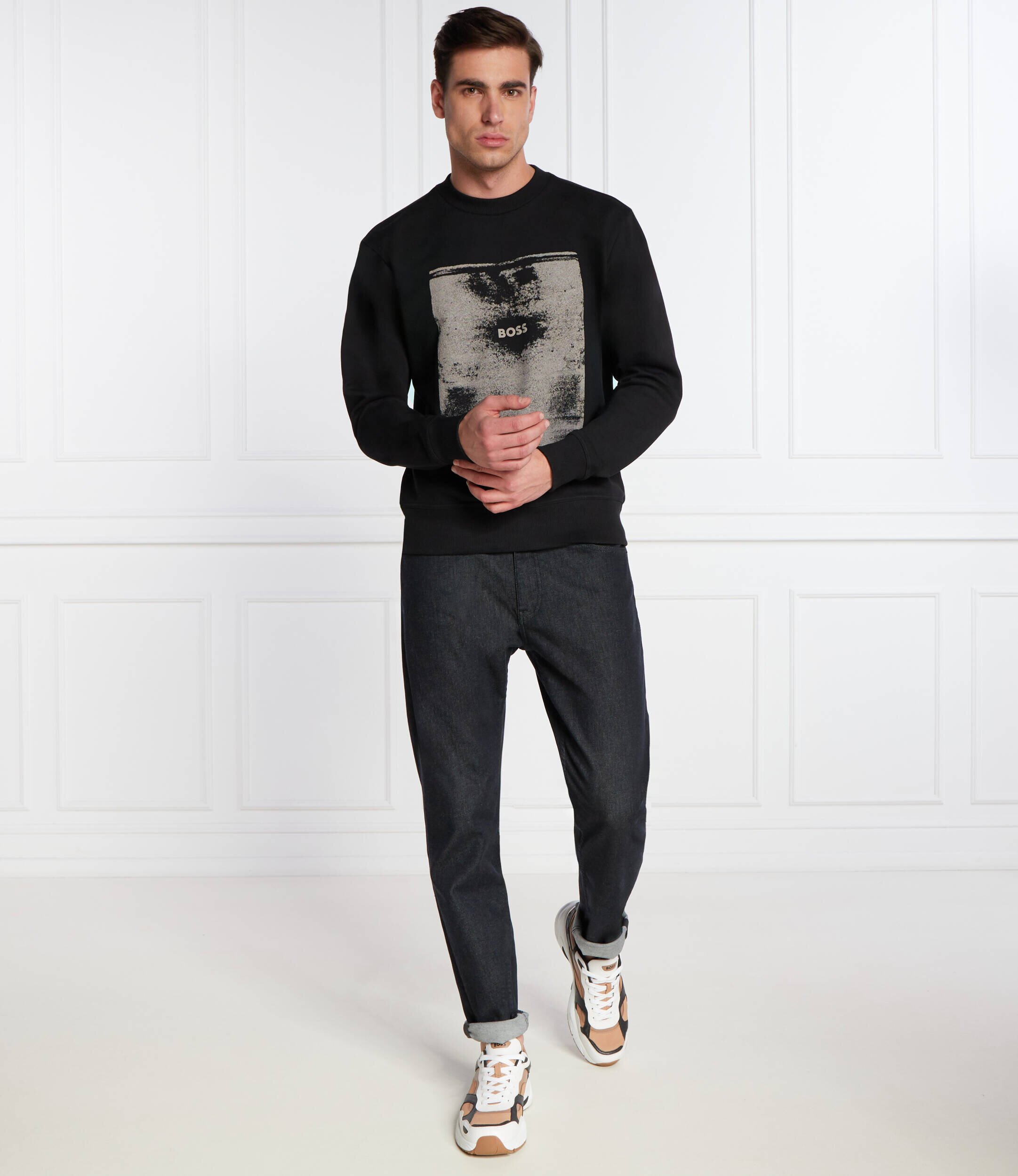 BOSS Orange Hanorac We_Kalt | Regular Fit