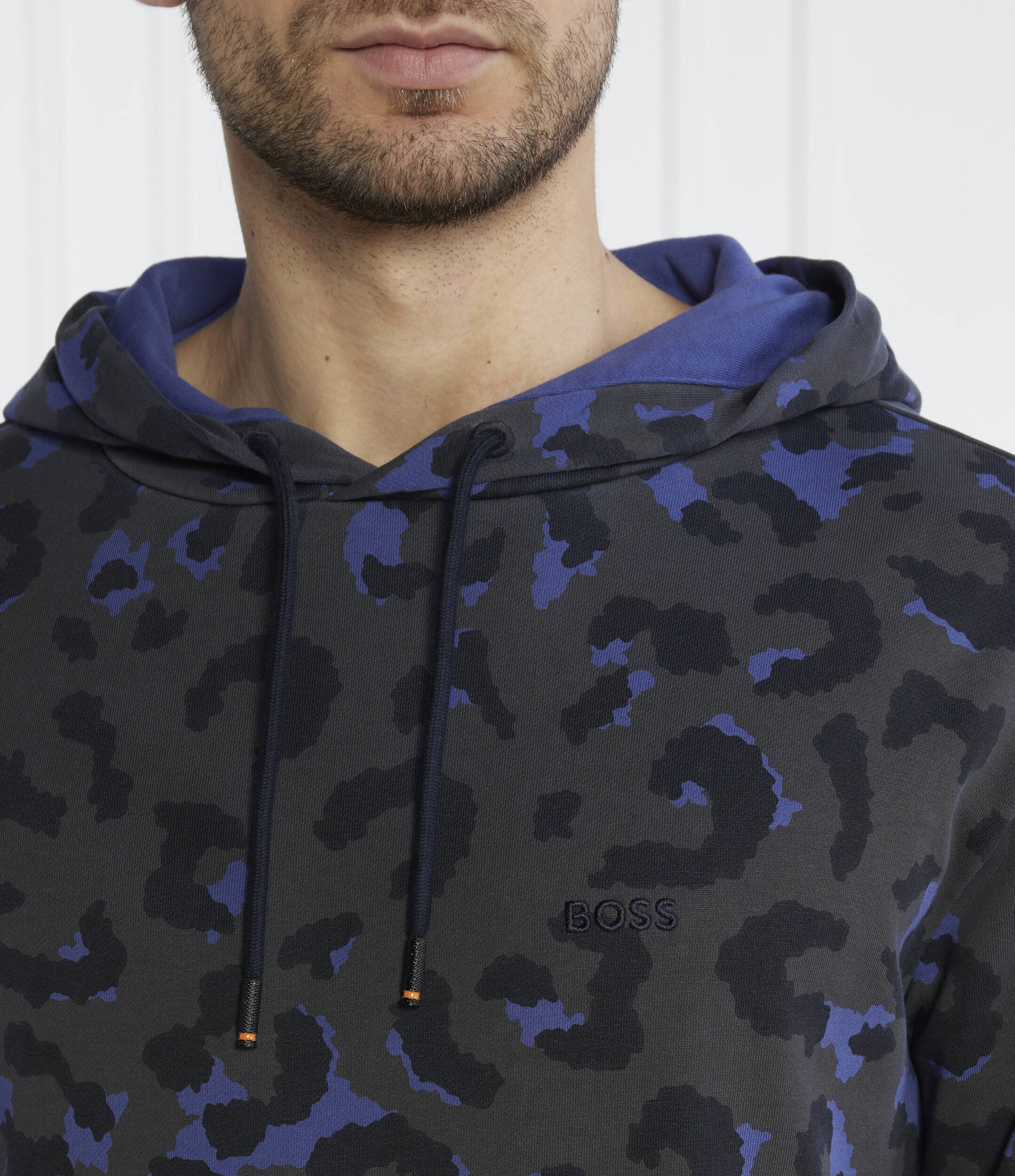 BOSS Orange Hanorac We_Leopard | Regular Fit