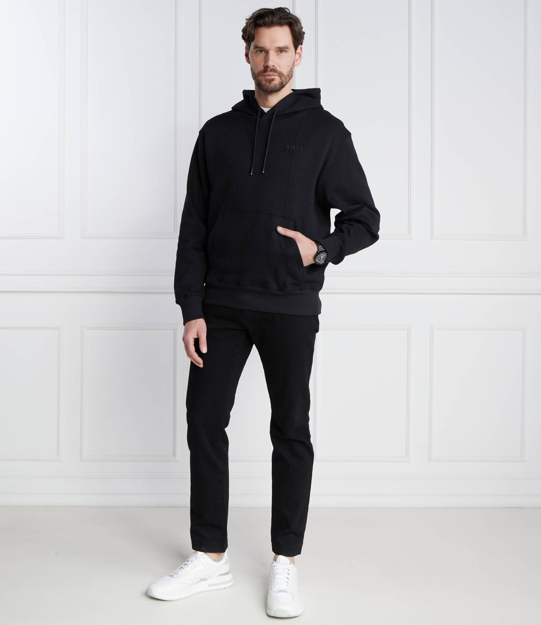 BOSS Orange Hanorac We_Patchwork | Regular Fit