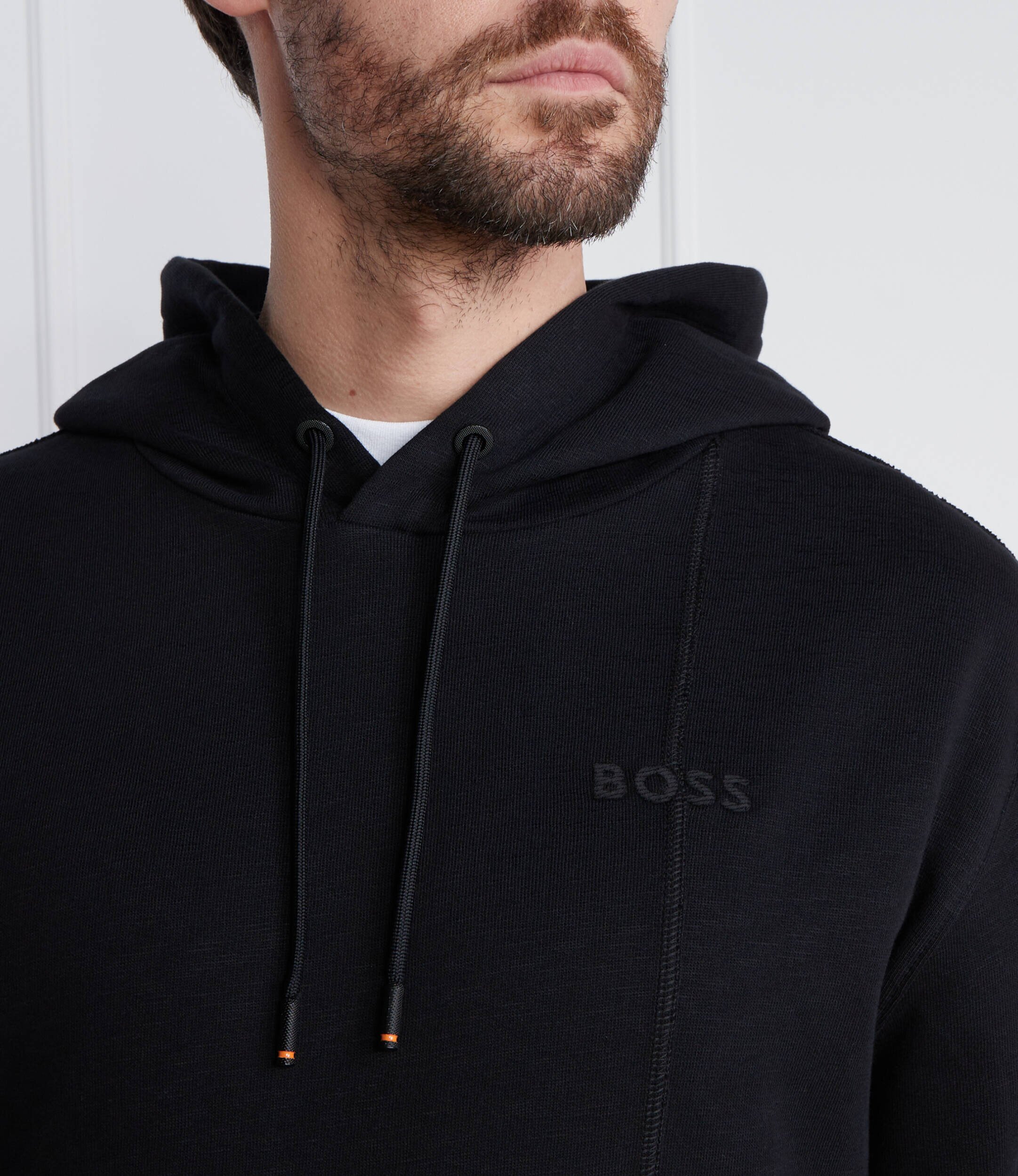 BOSS Orange Hanorac We_Patchwork | Regular Fit