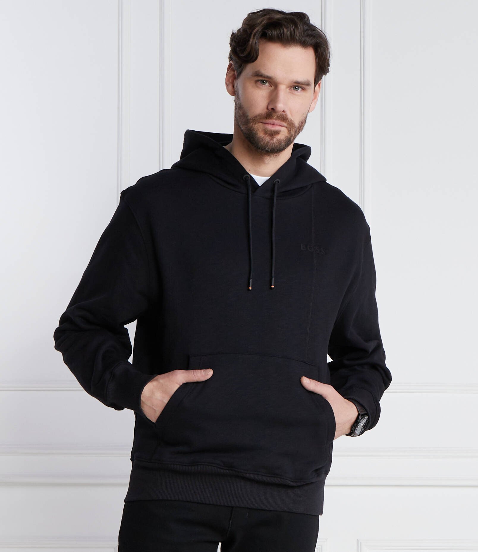 BOSS Orange Hanorac We_Patchwork | Regular Fit