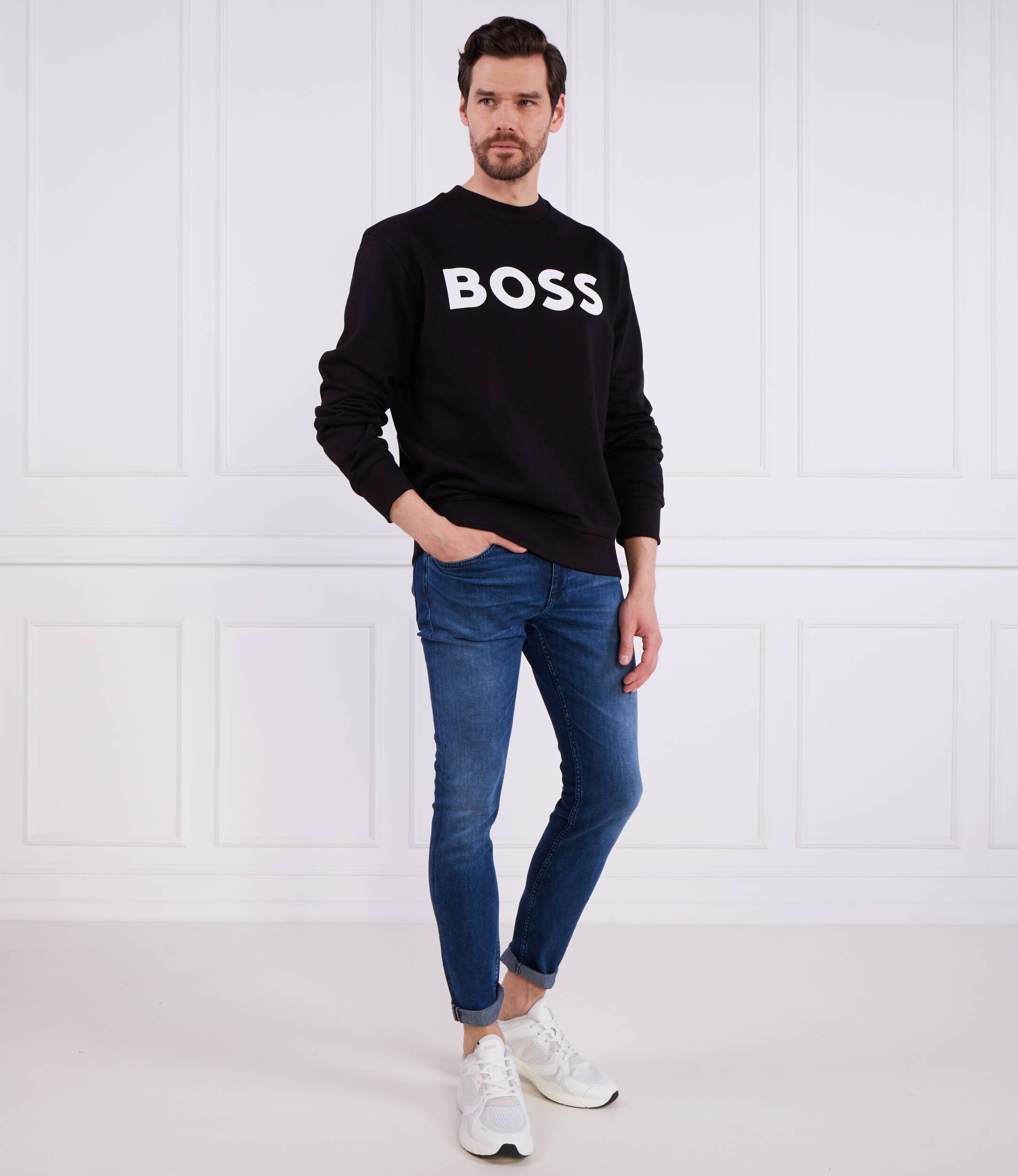 BOSS Orange Hanorac WeBasicCrew | Relaxed fit