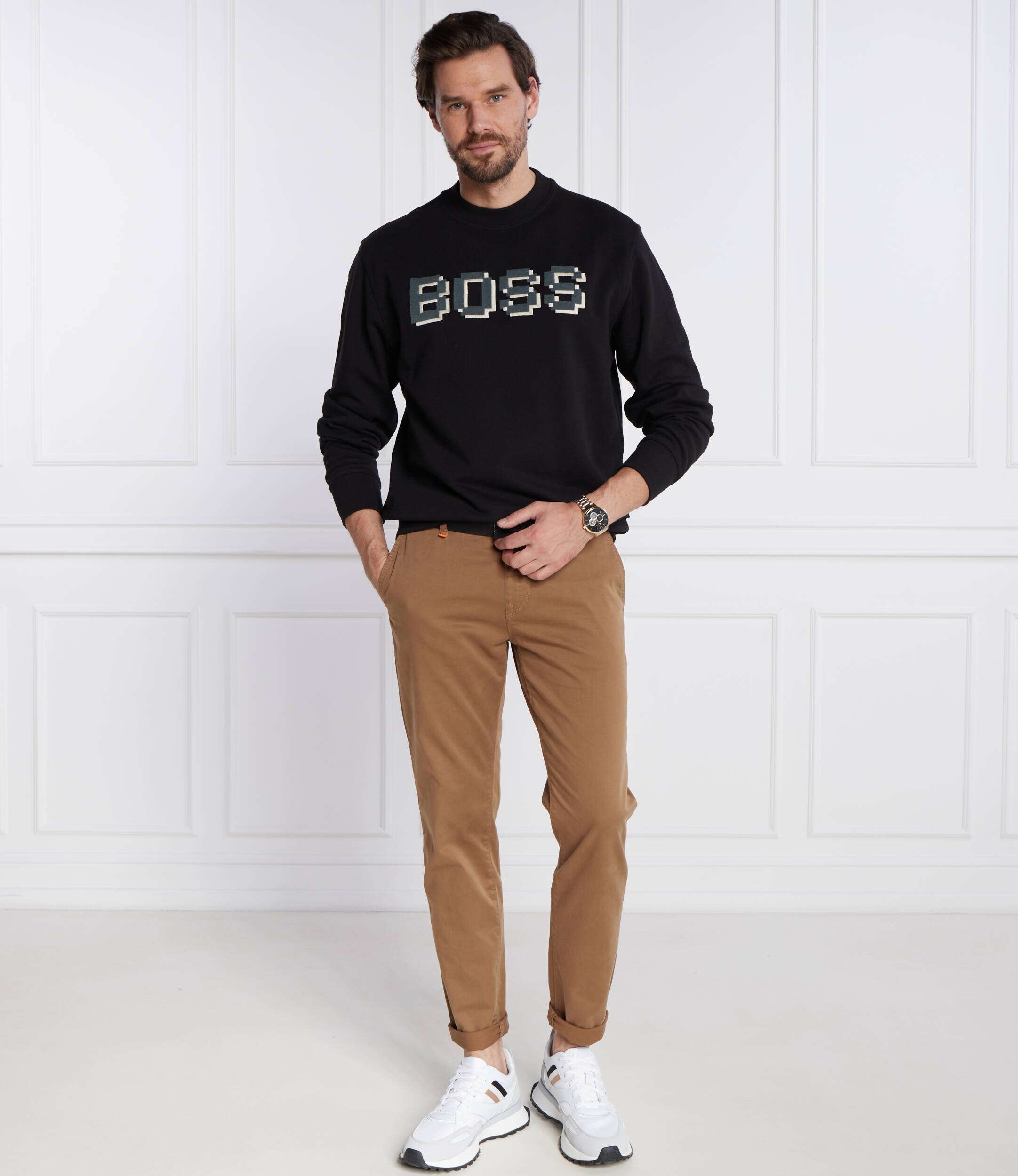 BOSS Orange Hanorac Weglitchlogo | Regular Fit