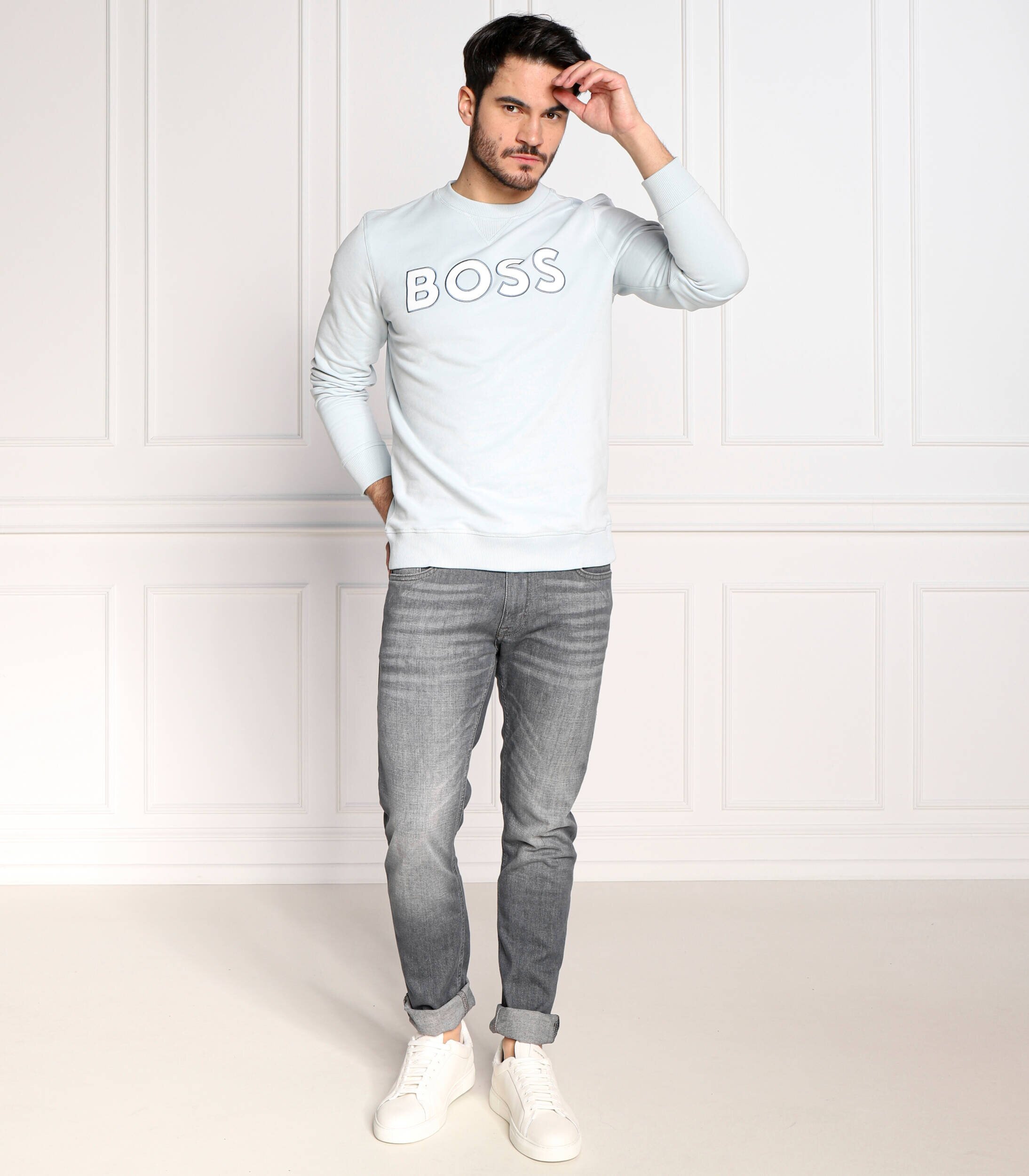 BOSS Orange Hanorac WELOGOCREWX | Regular Fit