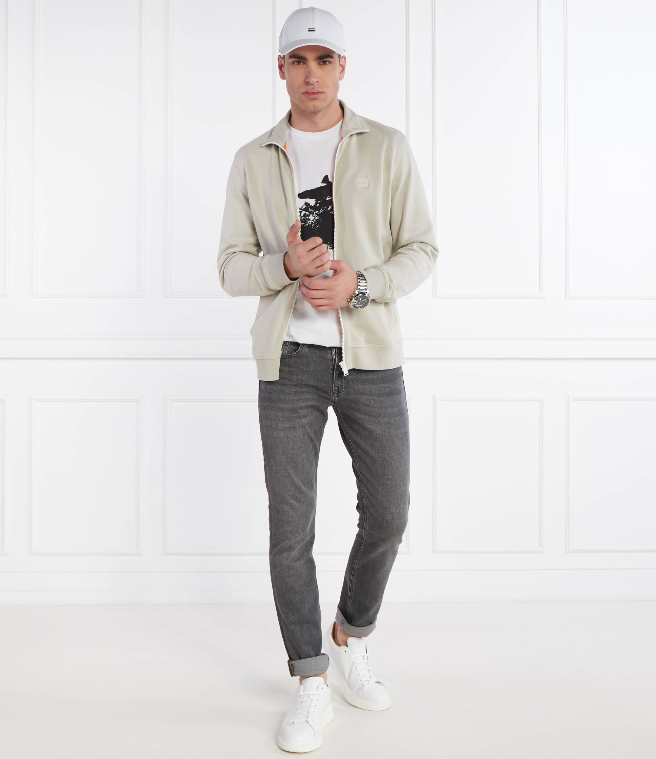 BOSS Orange Hanorac Zestart | Comfort fit