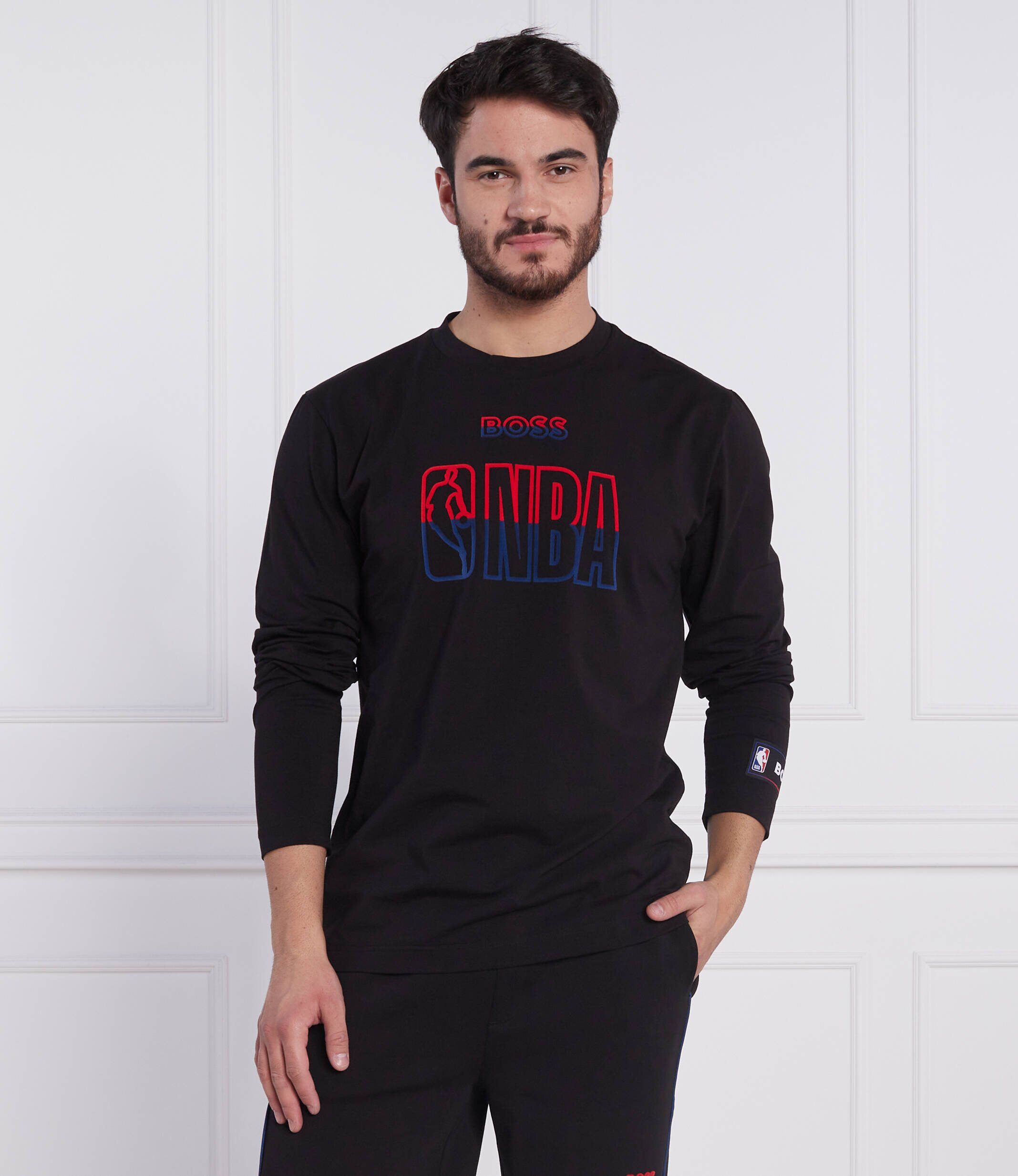 BOSS Orange Longsleeve BOSS X NBA THREESIXTY_3 | Regular Fit
