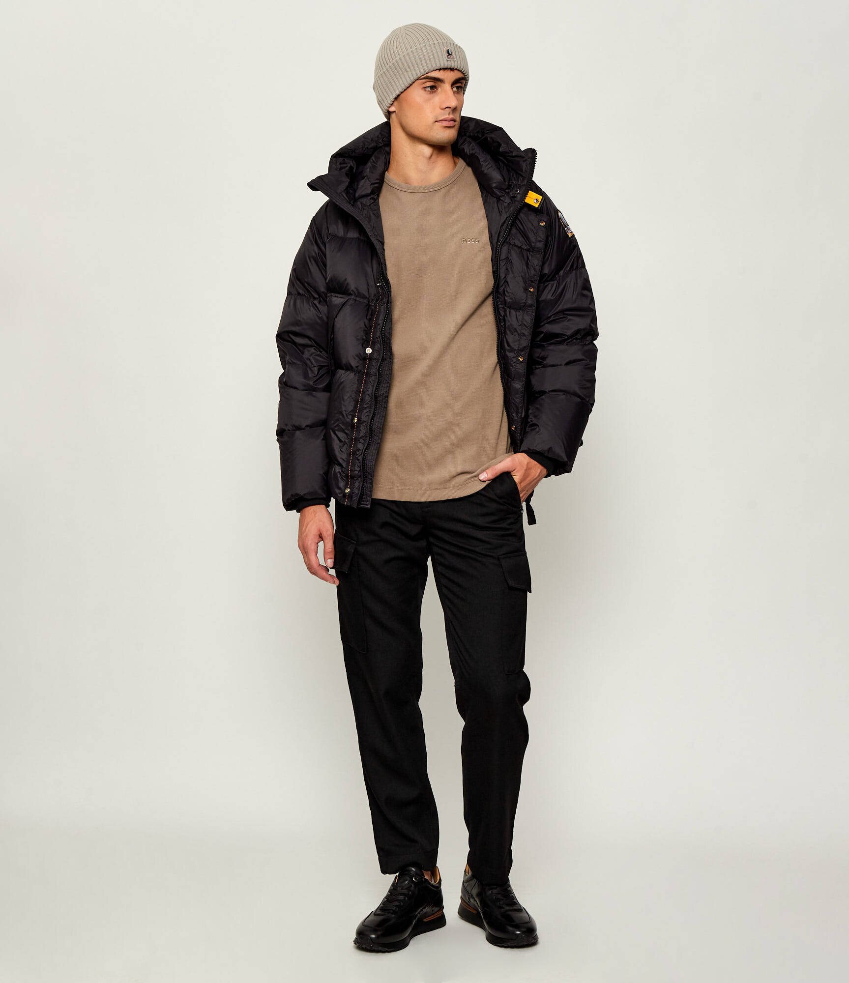 BOSS Orange Pantaloni cargo Sisla-R | Tapered fit cu adaos de lână