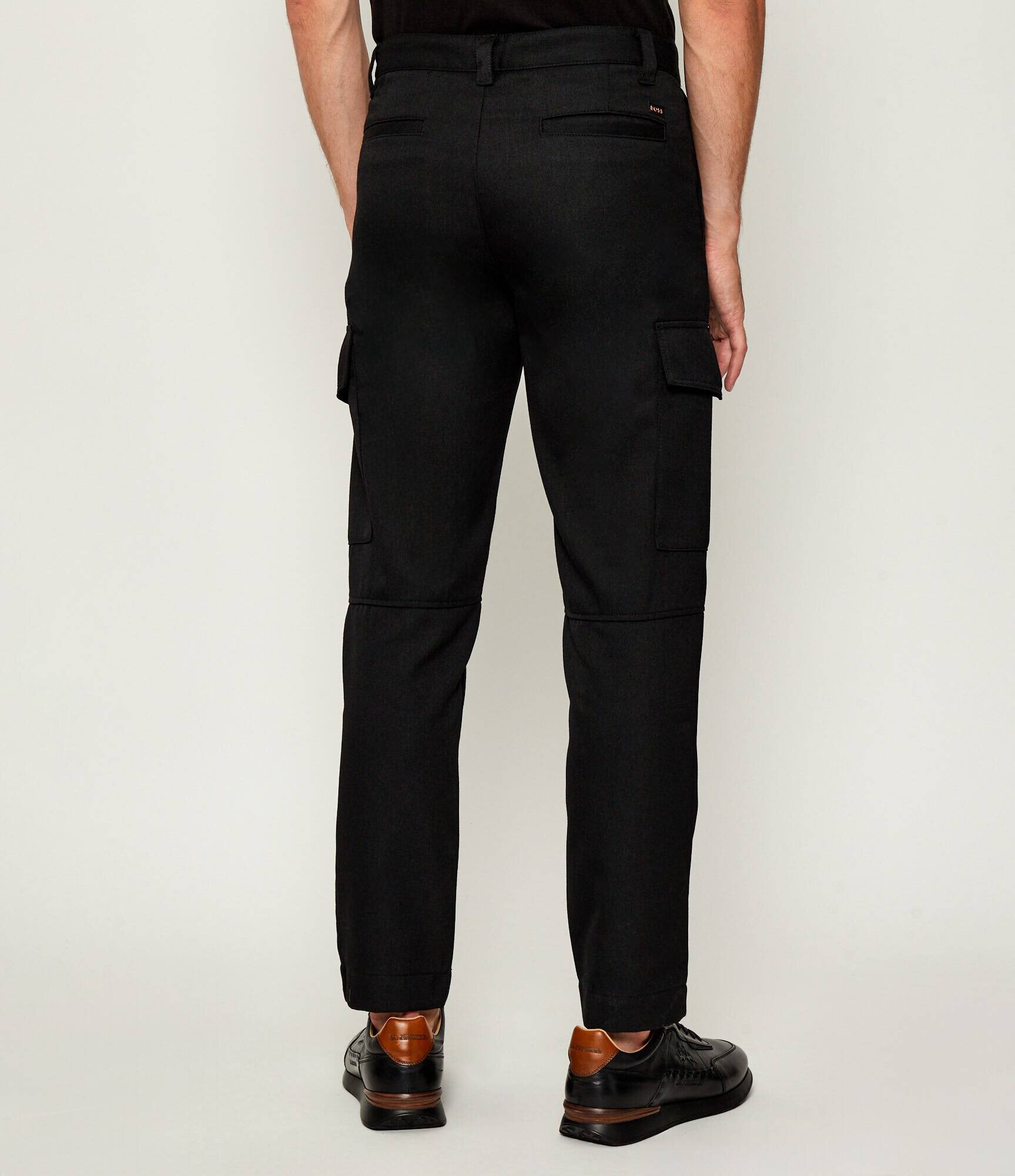 BOSS Orange Pantaloni cargo Sisla-R | Tapered fit cu adaos de lână