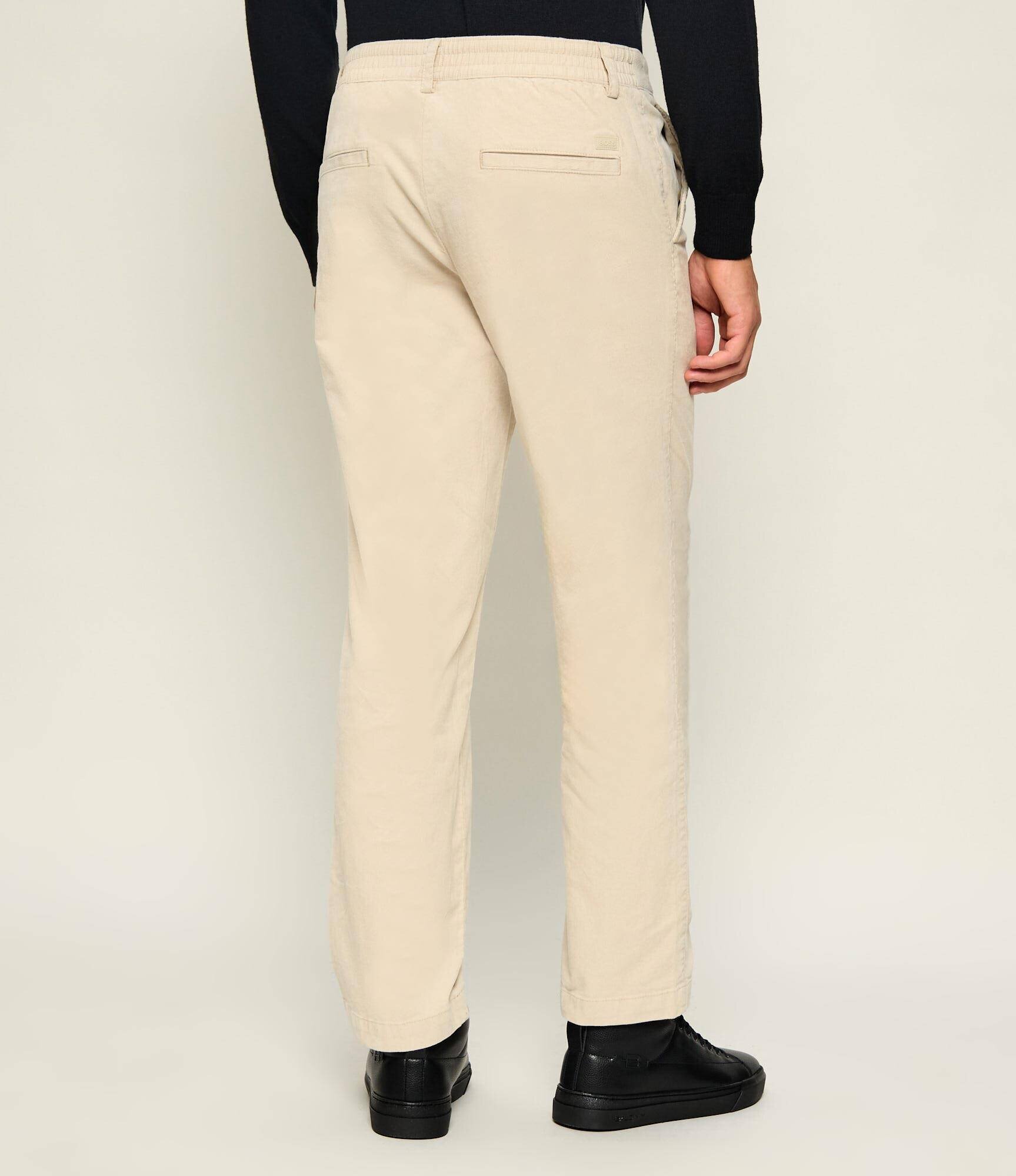 BOSS Orange Pantaloni chino Keyes_Ds | Straight fit | catifea reiată