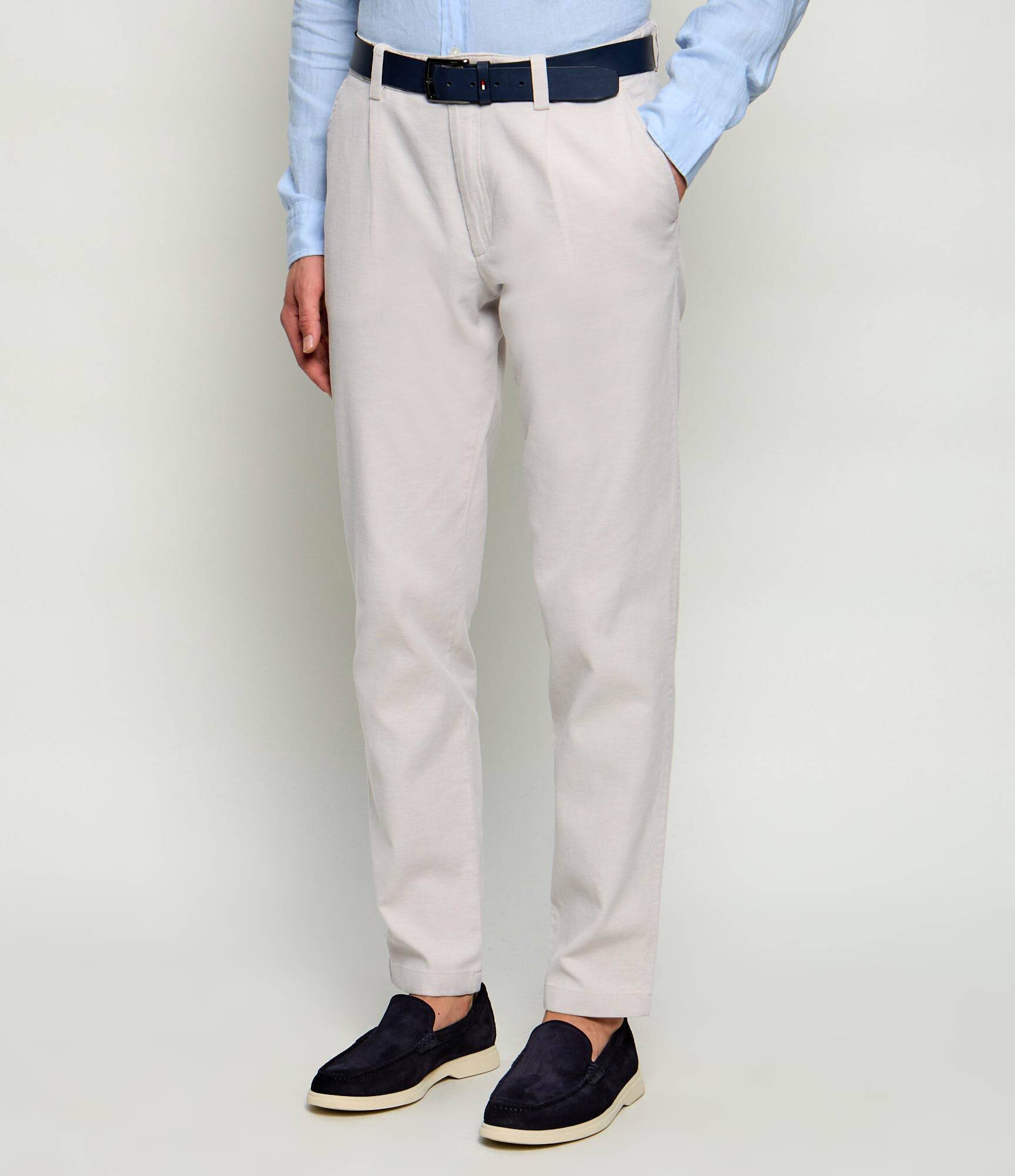 BOSS Orange Pantaloni chino Pleated-2 | Tapered fit