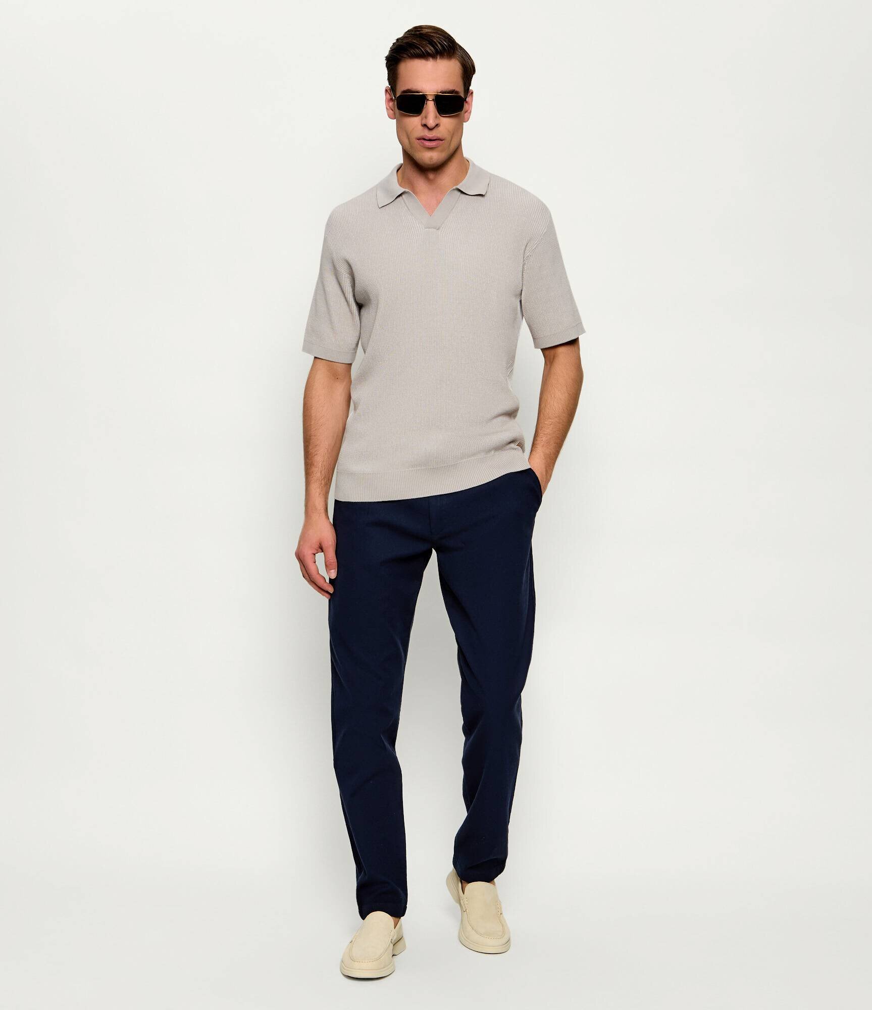 BOSS Orange Pantaloni chino Pleated-2 | Tapered fit