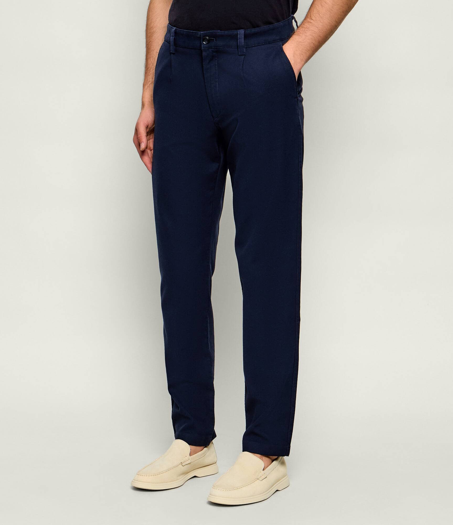 BOSS Orange Pantaloni chino Pleated-2 | Tapered fit