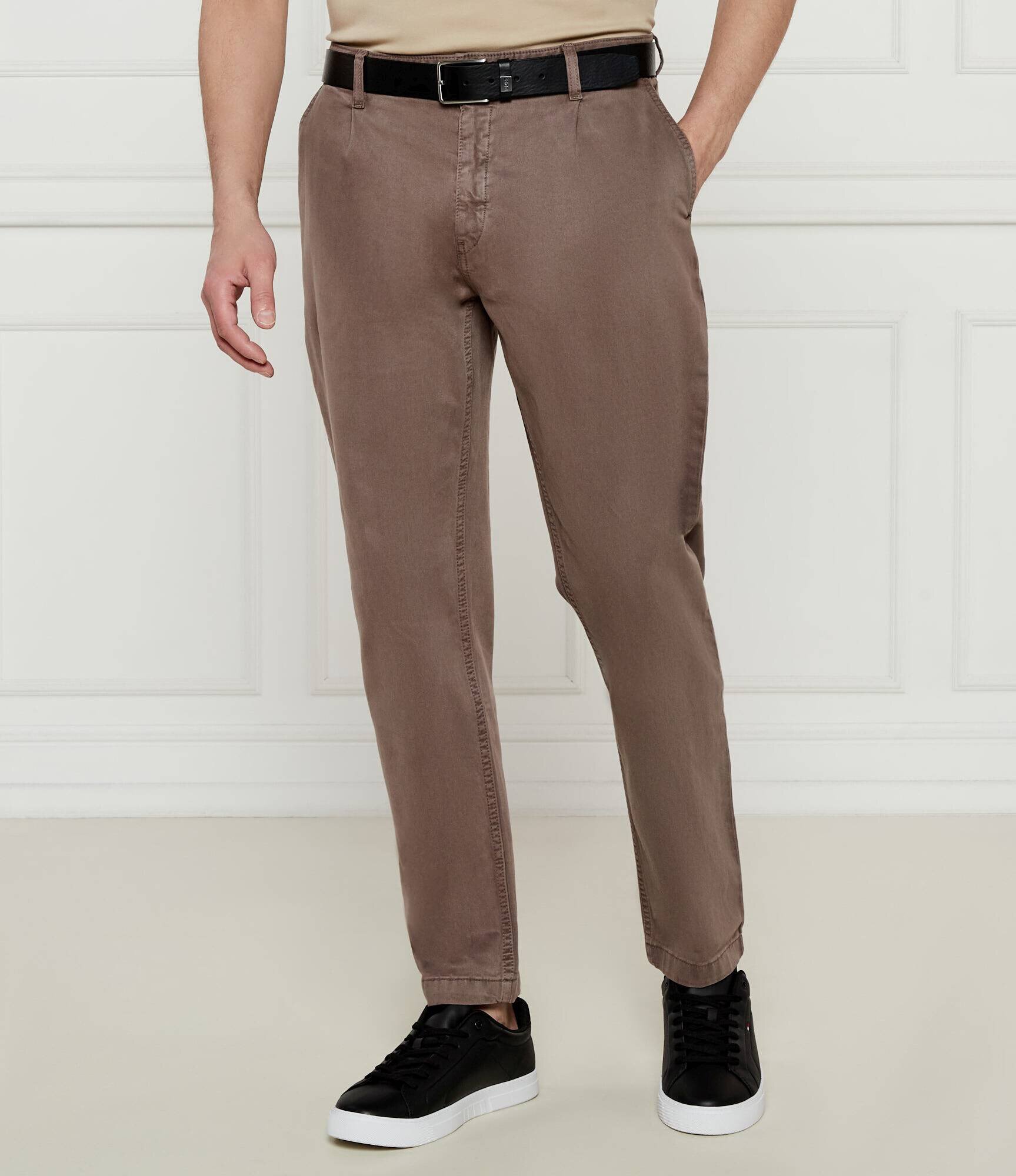 BOSS Orange Pantaloni Chino-Pleated | Relaxed fit