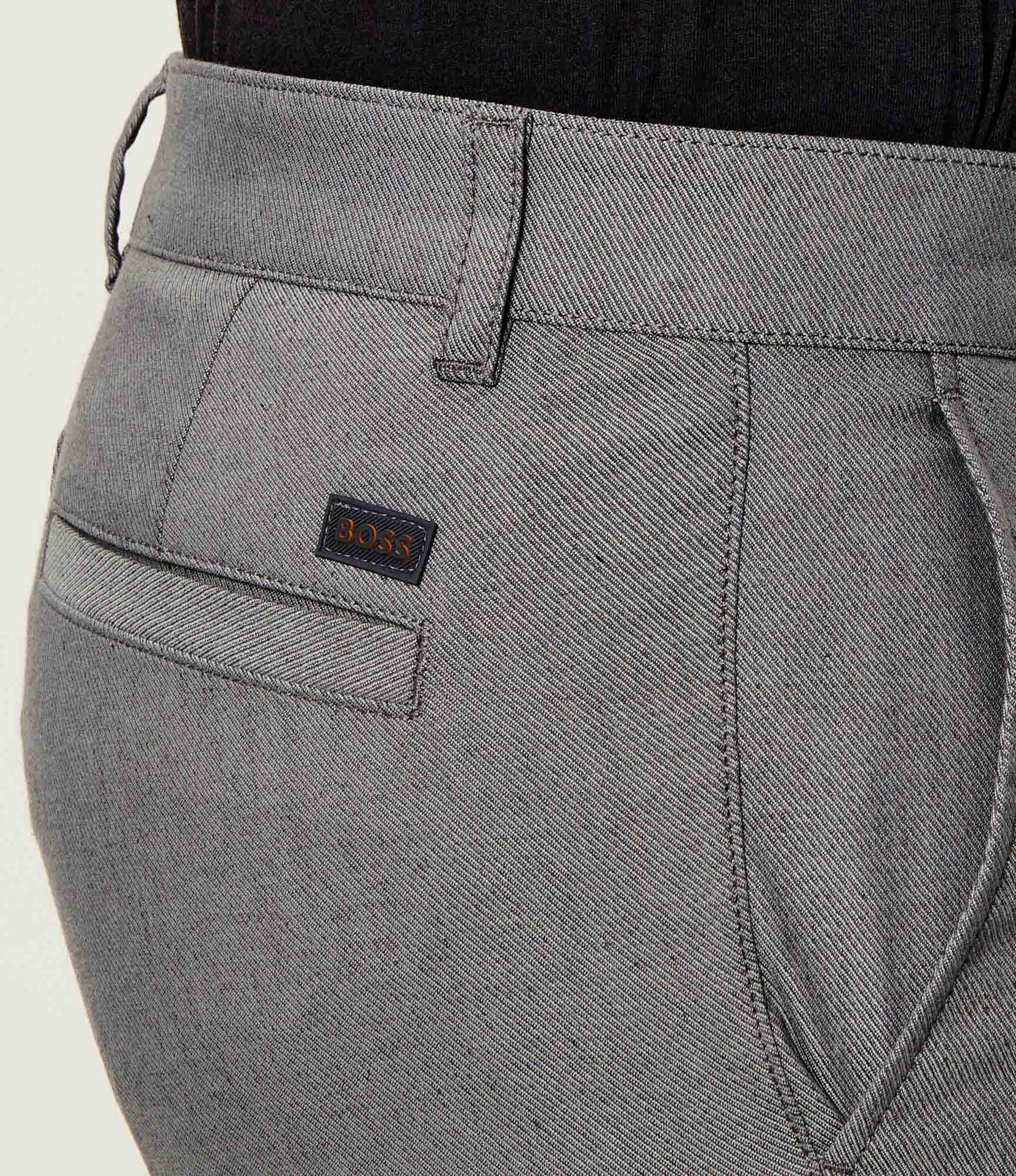BOSS Orange Pantaloni chino | Slim Fit | cu adaos de in