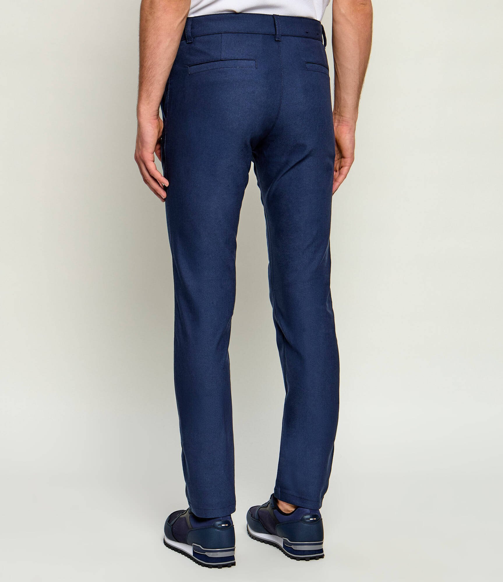 BOSS Orange Pantaloni chino | Slim Fit | cu adaos de in