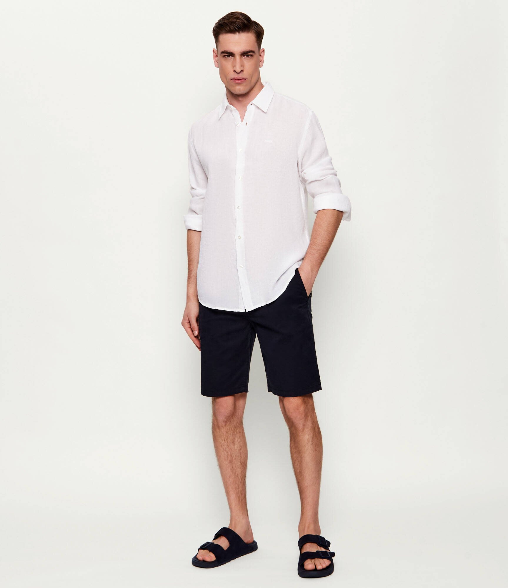 BOSS Orange Pantaloni scurți chino DS-1-S | Tapered fit