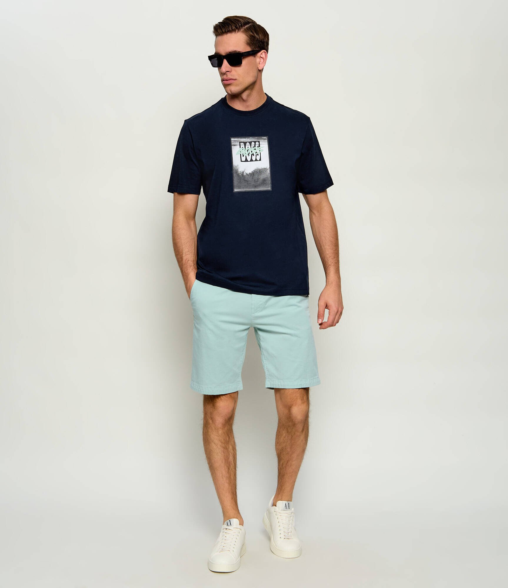 BOSS Orange Pantaloni scurți chino | Slim Fit