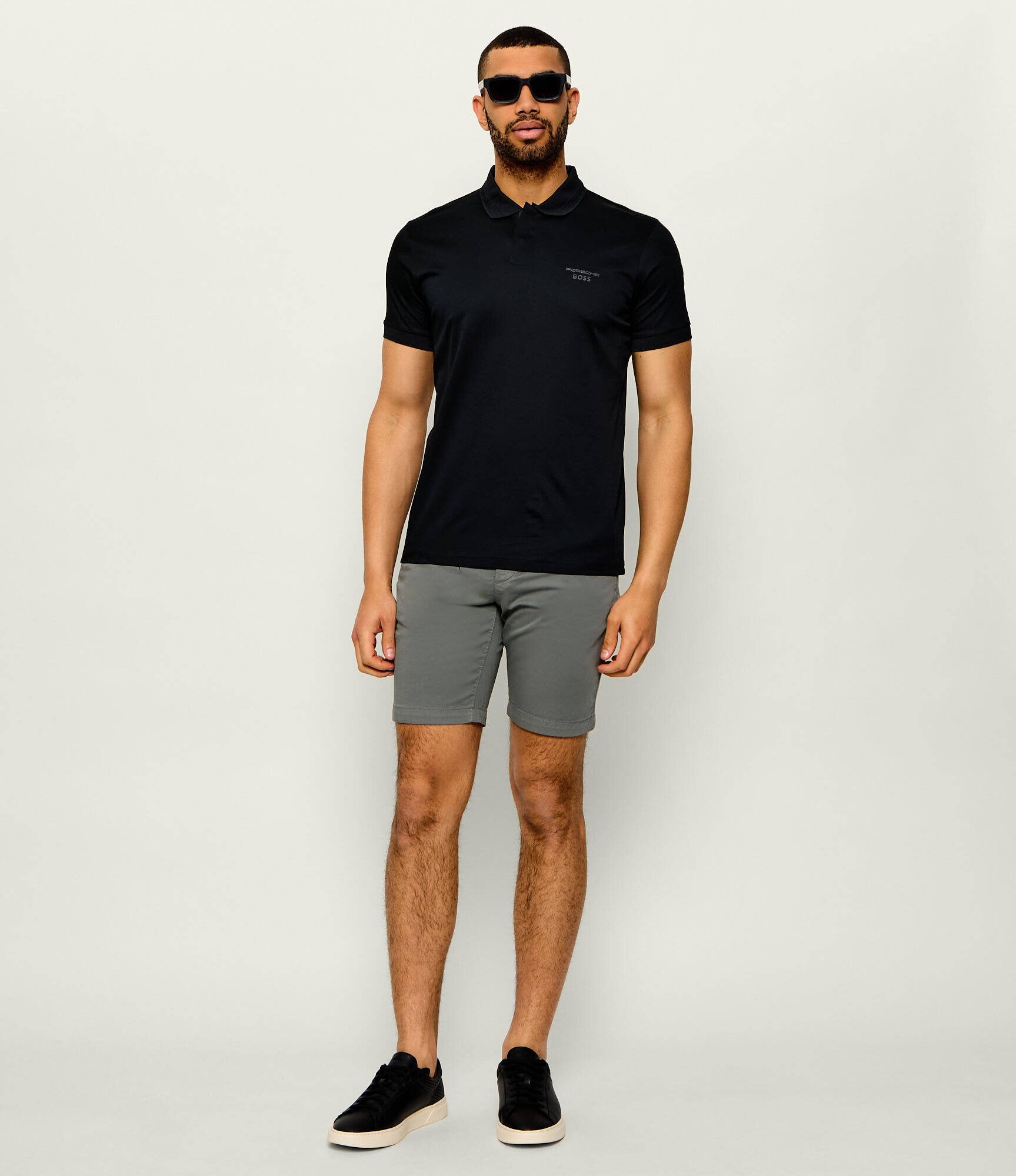 BOSS Orange Pantaloni scurți chino | Slim Fit | stretch