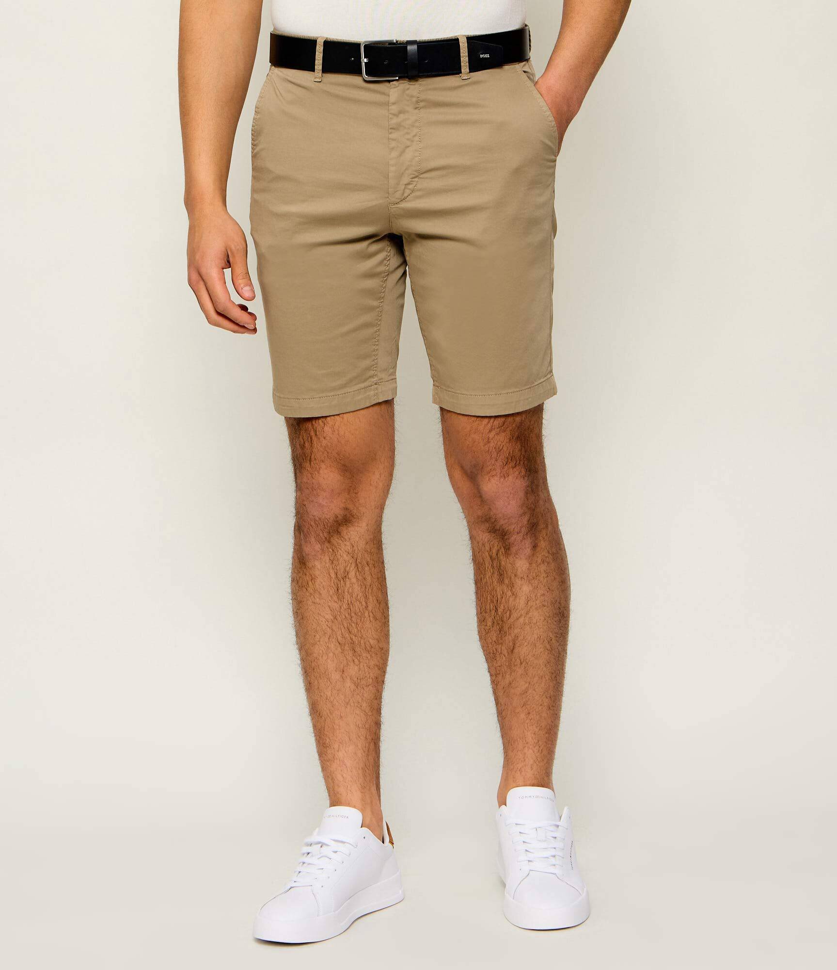 BOSS Orange Pantaloni scurți chino | Slim Fit | stretch
