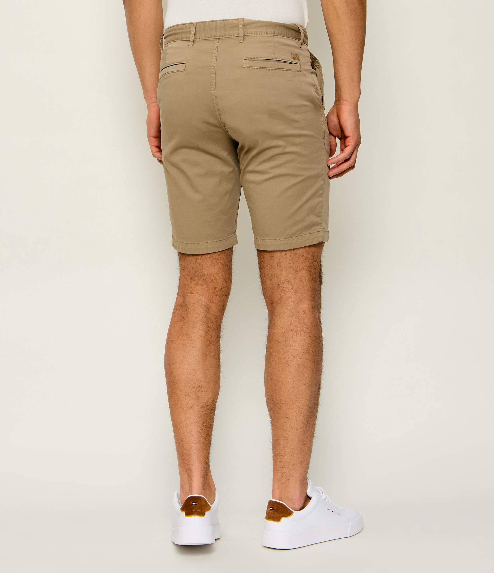 BOSS Orange Pantaloni scurți chino | Slim Fit | stretch