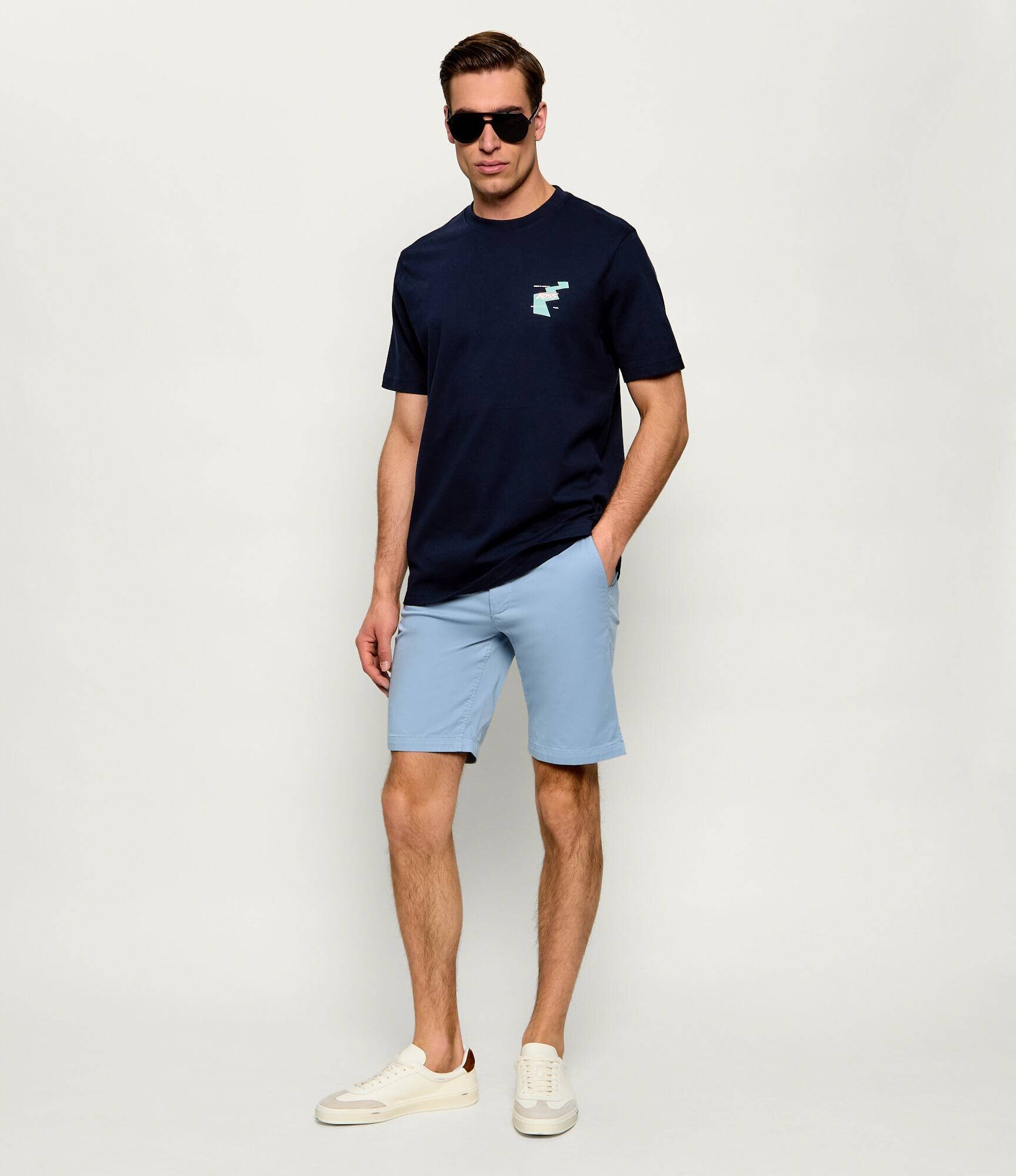 BOSS Orange Pantaloni scurți chino | Slim Fit | stretch
