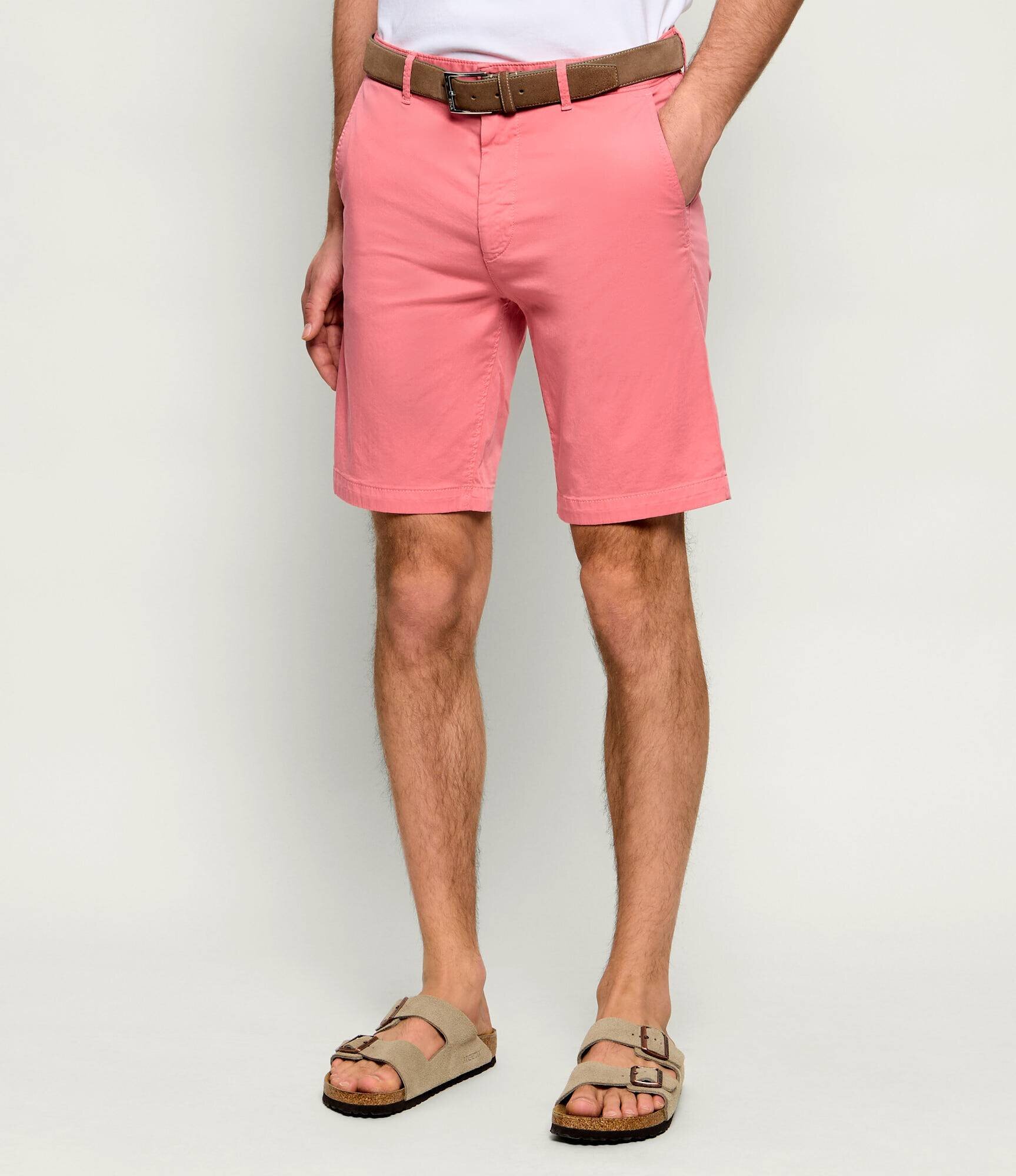 BOSS Orange Pantaloni scurți chino | Slim Fit | stretch