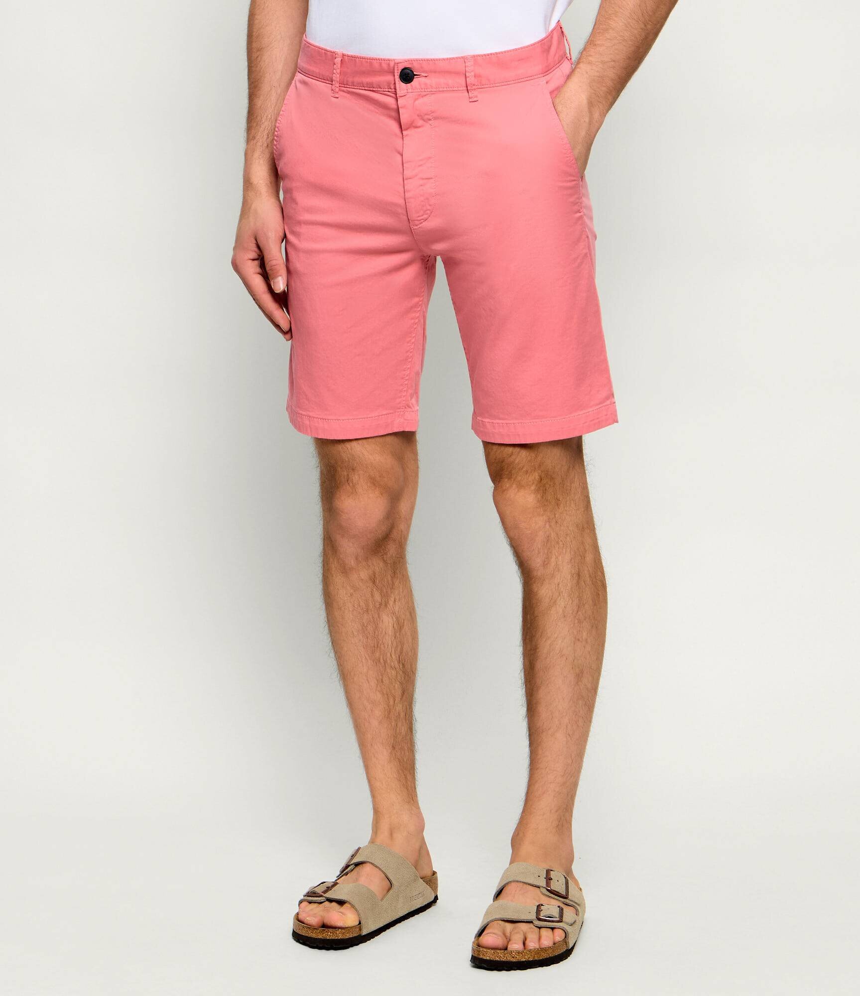 BOSS Orange Pantaloni scurți chino | Slim Fit | stretch