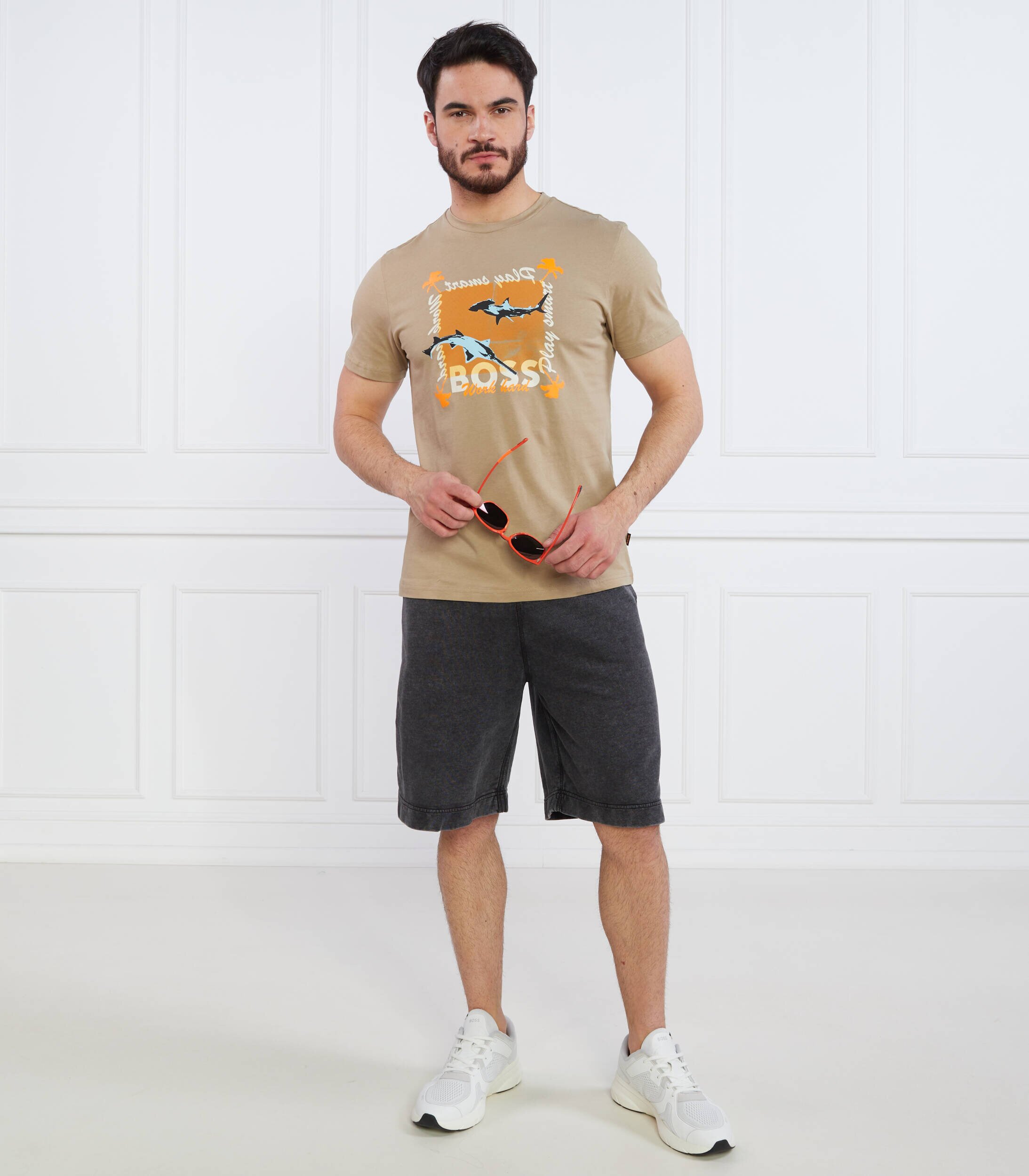 BOSS Orange Pantaloni scurți Sefadebasic | Regular Fit