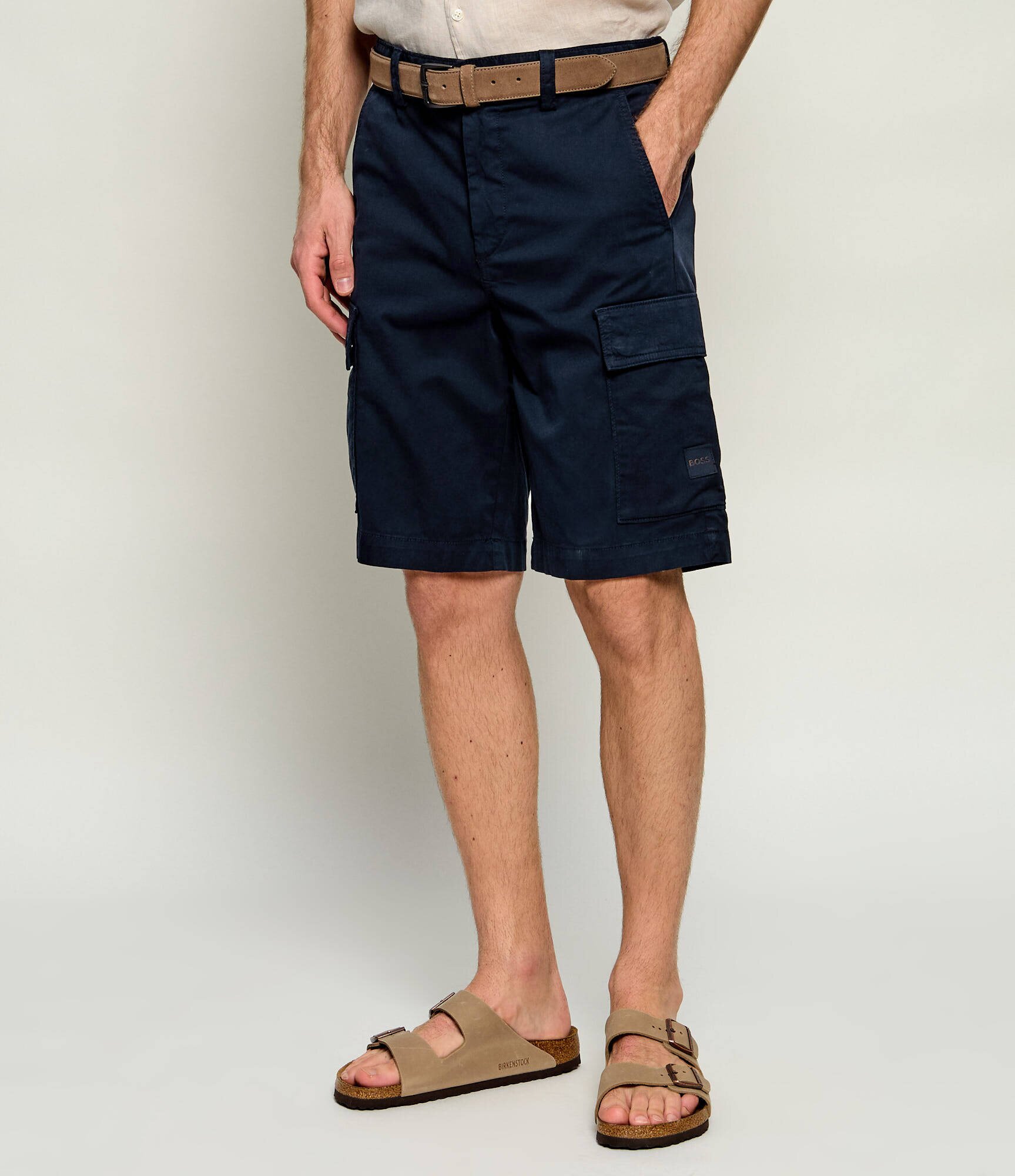 BOSS Orange Pantaloni scurți Sisla_Cargo_S1 | Relaxed fit