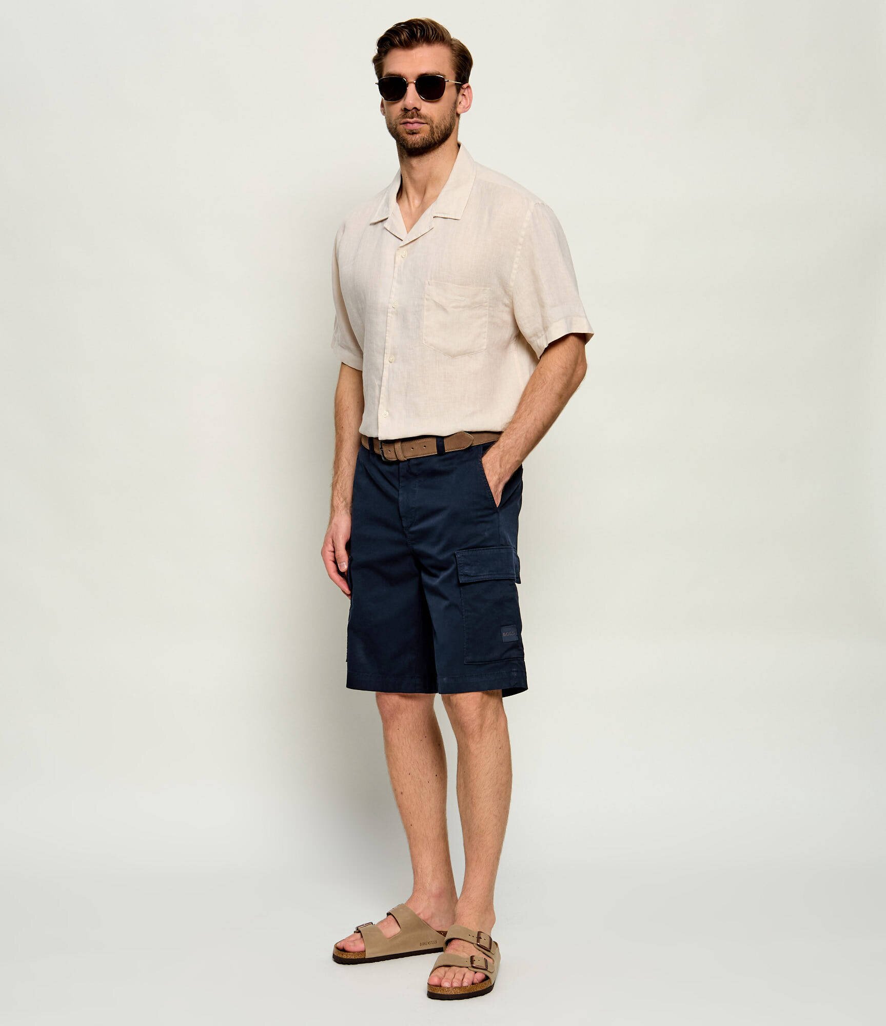 BOSS Orange Pantaloni scurți Sisla_Cargo_S1 | Relaxed fit