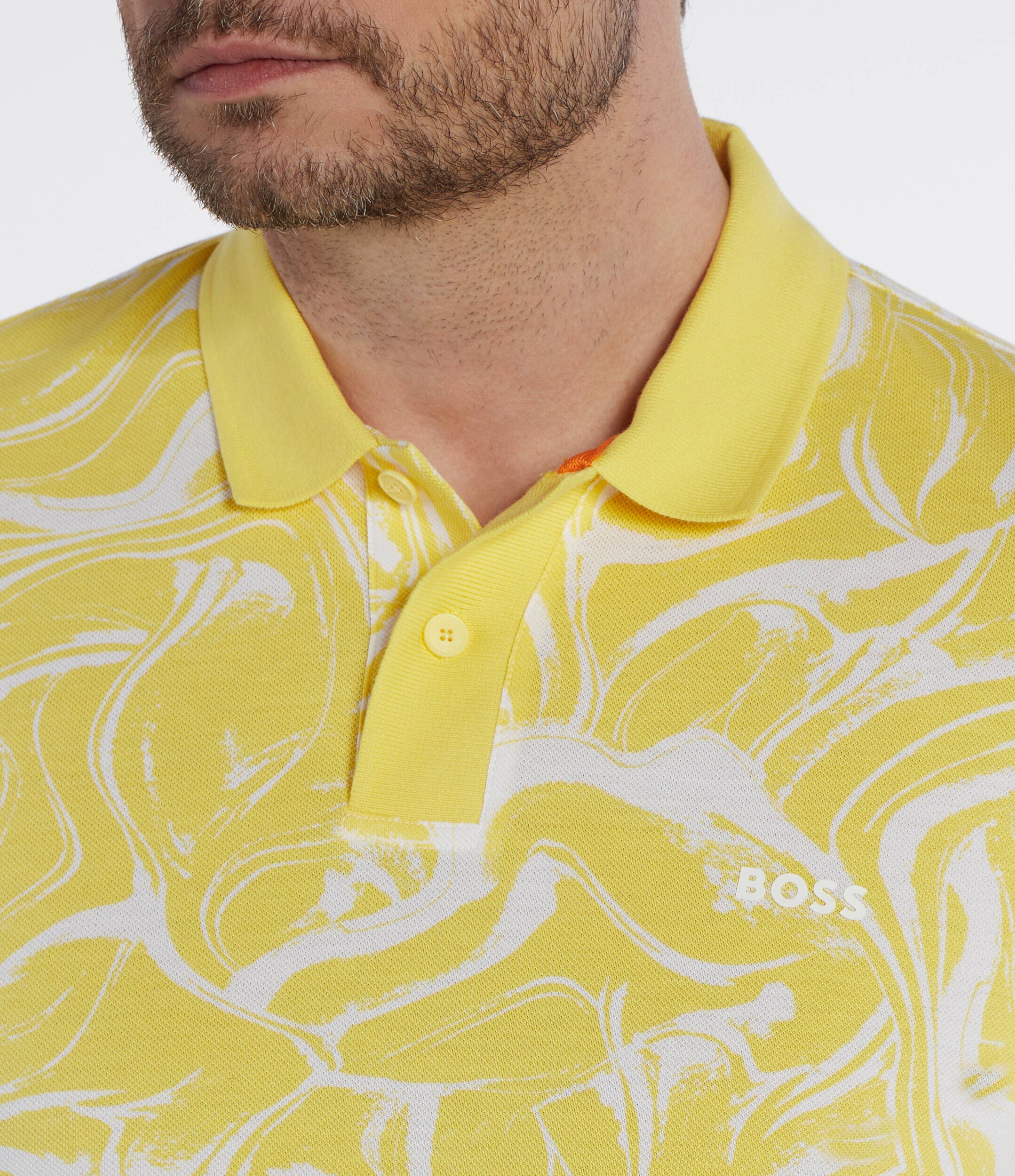 BOSS Orange Polo AlloverOcean | Regular Fit