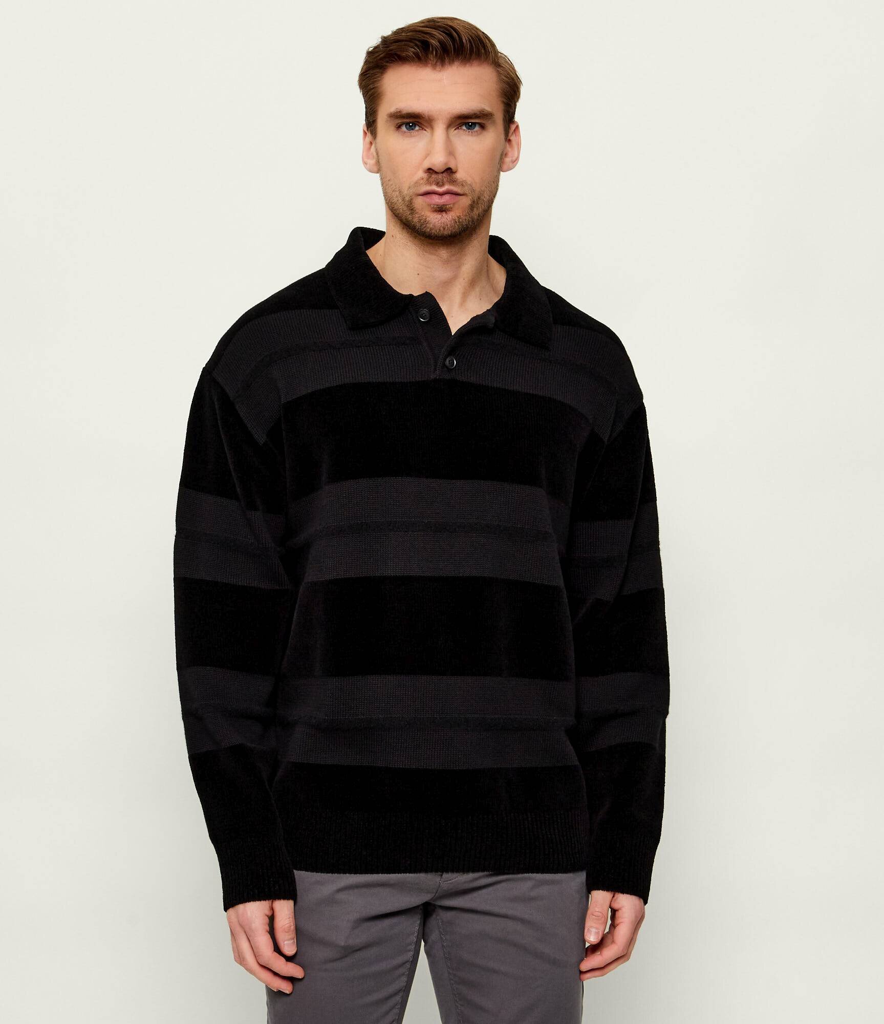 BOSS Orange Polo Amburgh | Relaxed fit cu adaos de lână