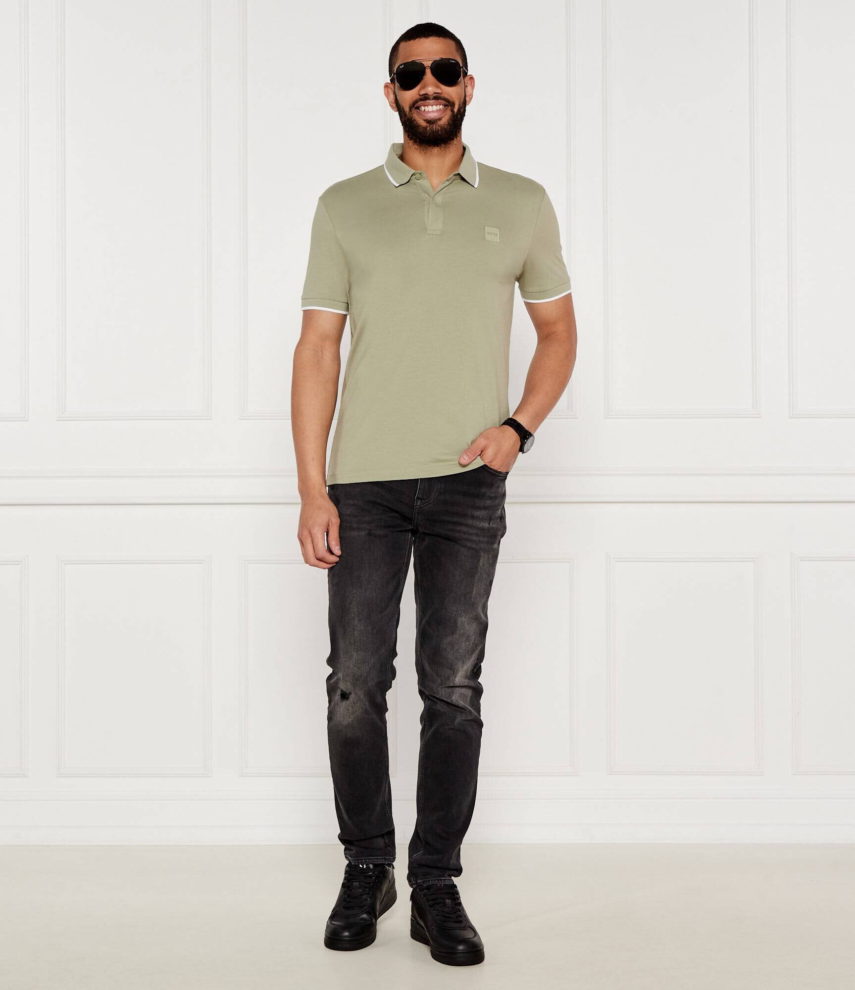 BOSS Orange Polo Passertip | Slim Fit | pique