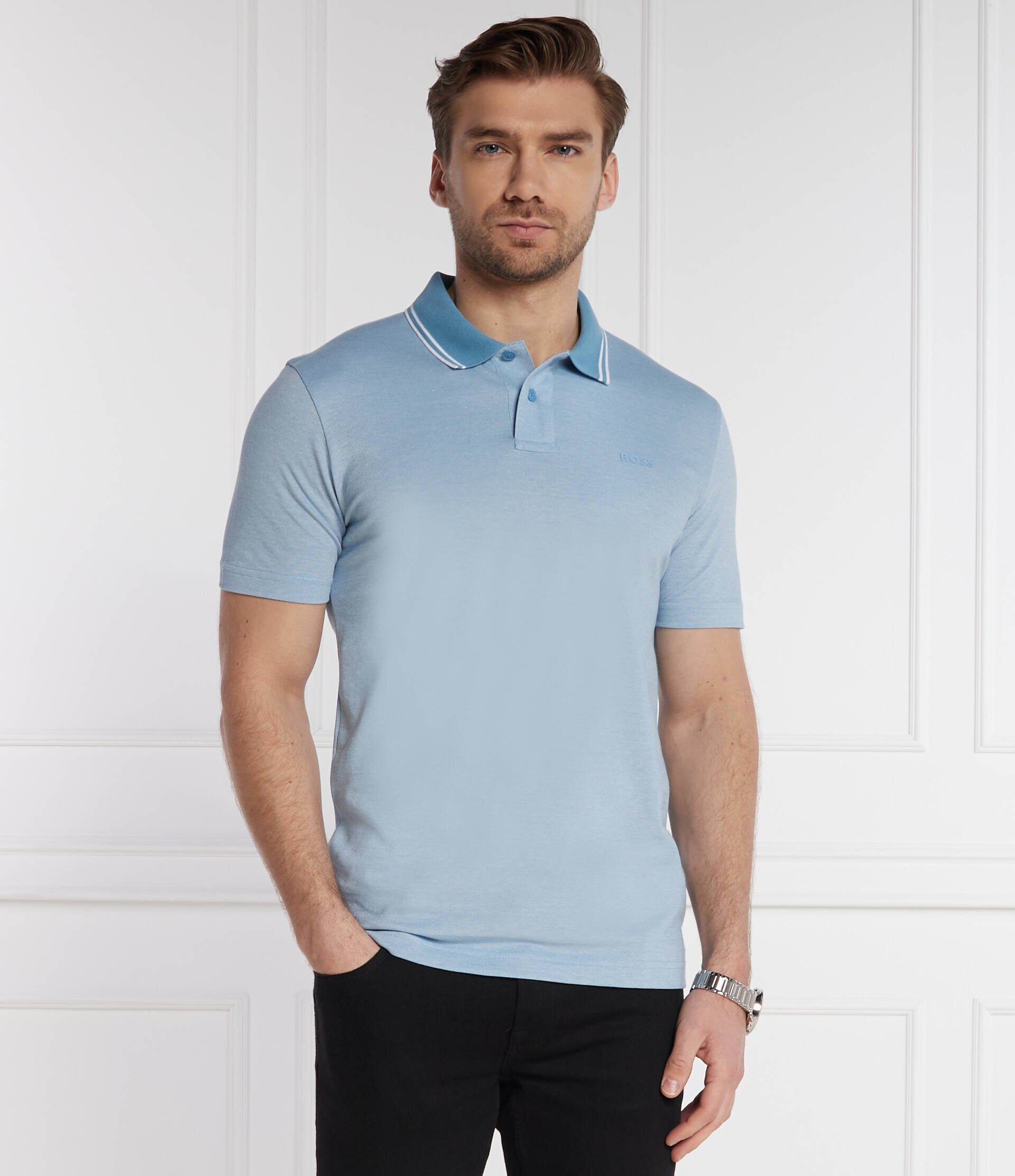 BOSS Orange Polo PeoxfordNew | Relaxed fit oxford