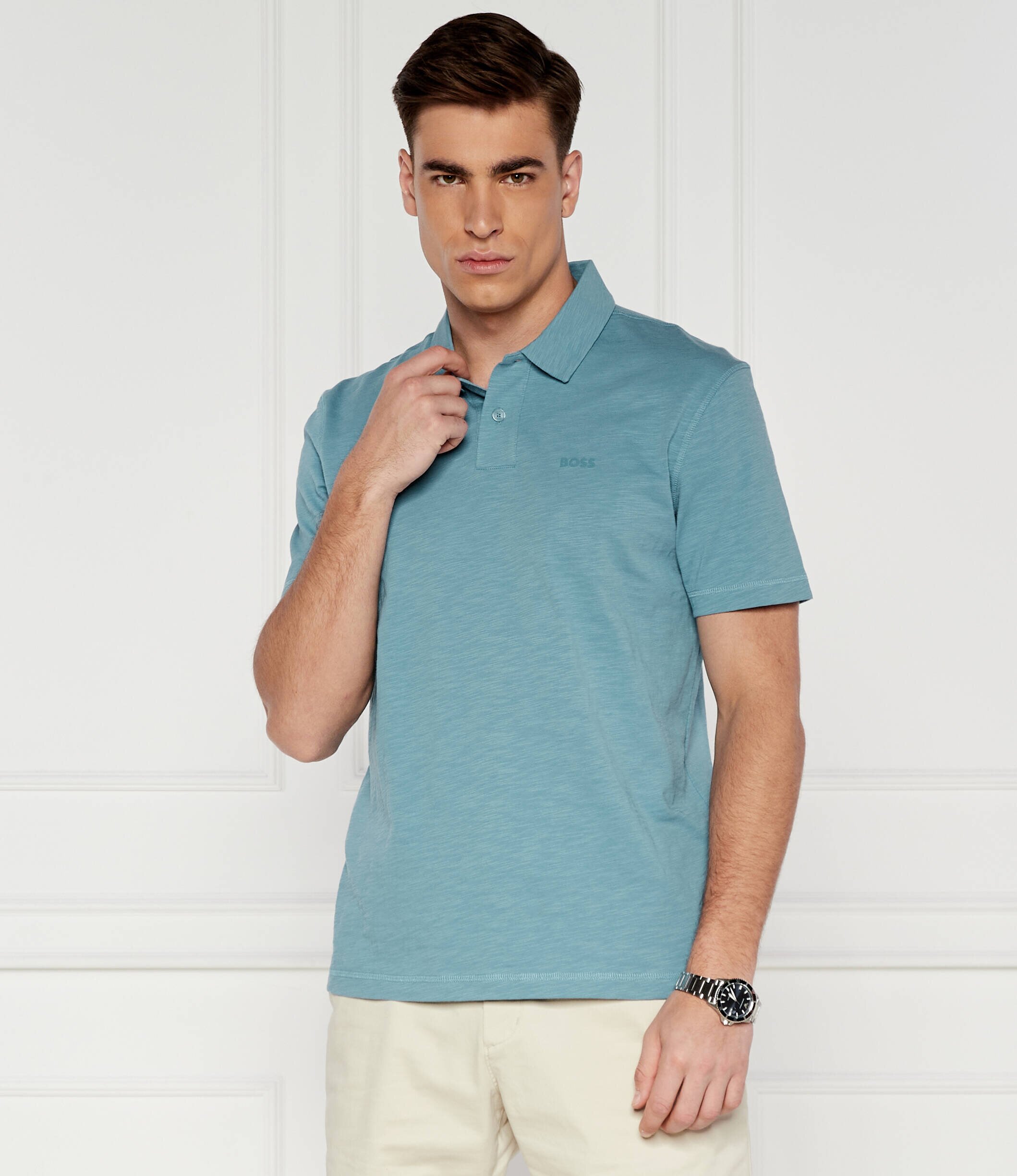 BOSS Orange Polo slub | Regular Fit