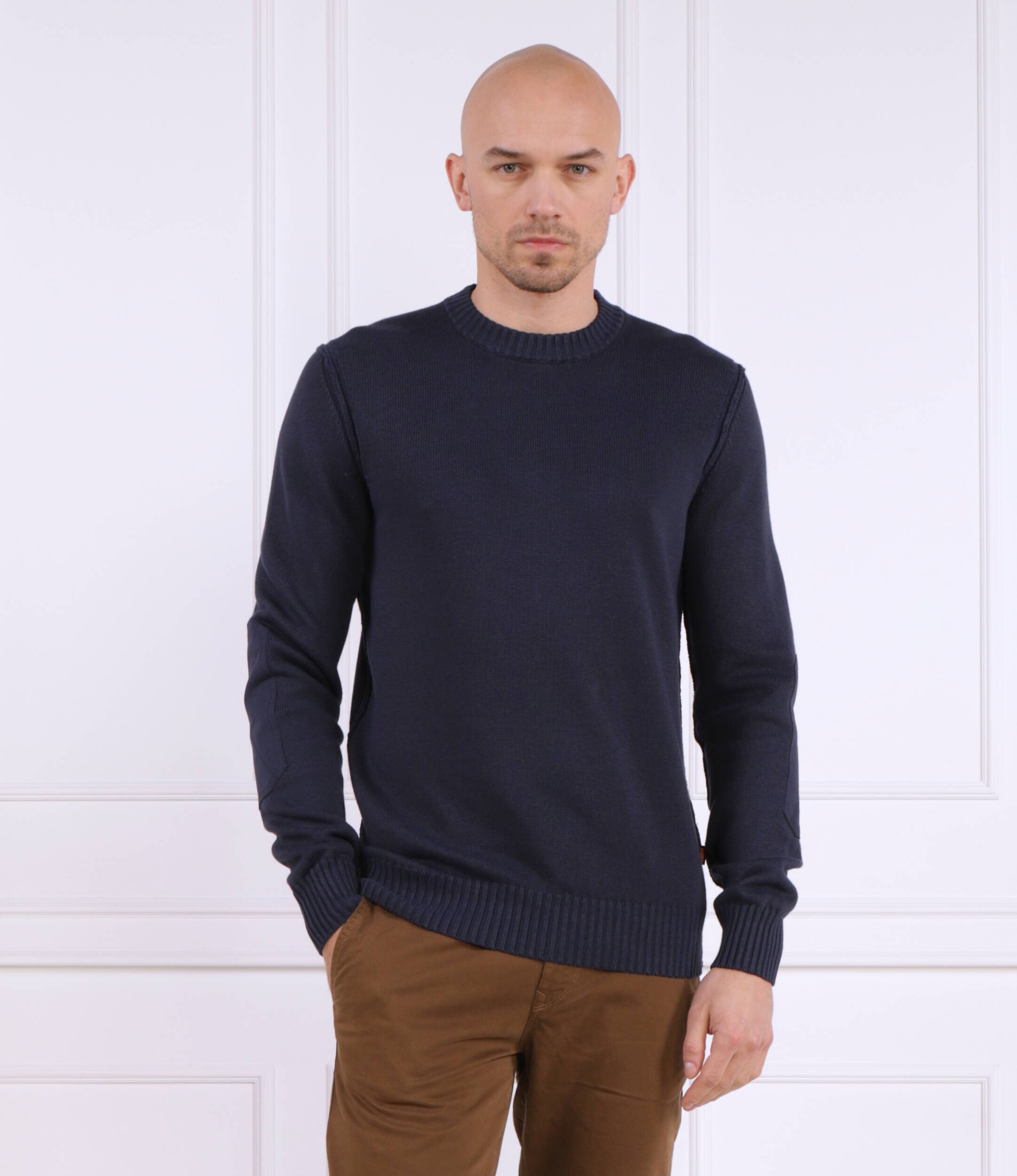BOSS Orange Pulover Aropo 10247951 01 | Regular Fit | cu adaos de in