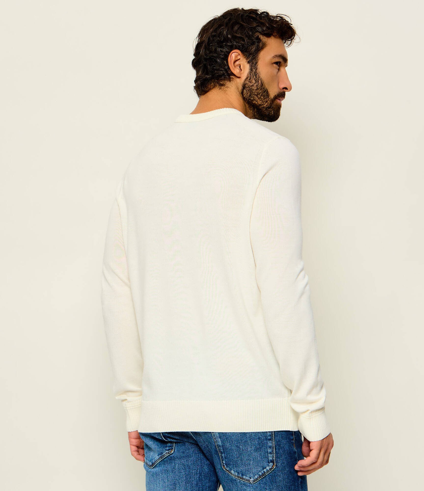 BOSS Orange Pulover Avac_C-1 | regular fit cu adaos de lână