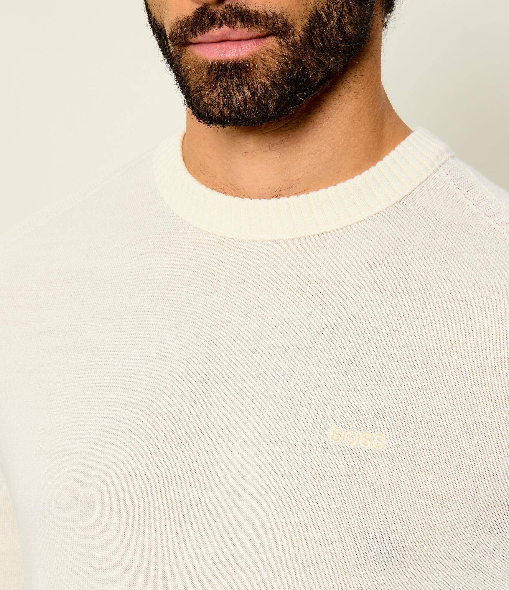 BOSS Orange Pulover Avac_C-1 | regular fit cu adaos de lână