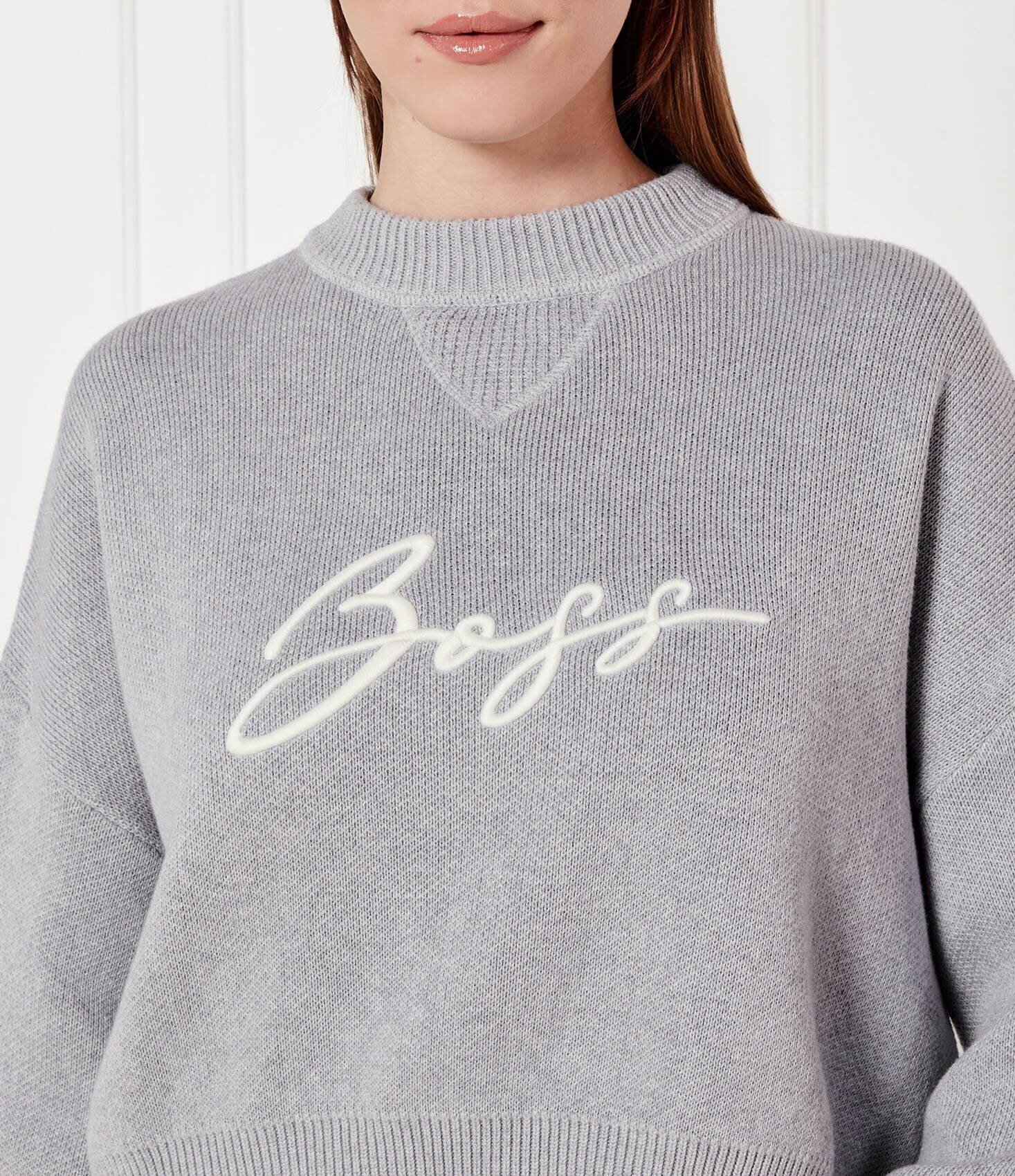 BOSS Orange Pulover C_Finevra | Relaxed fit