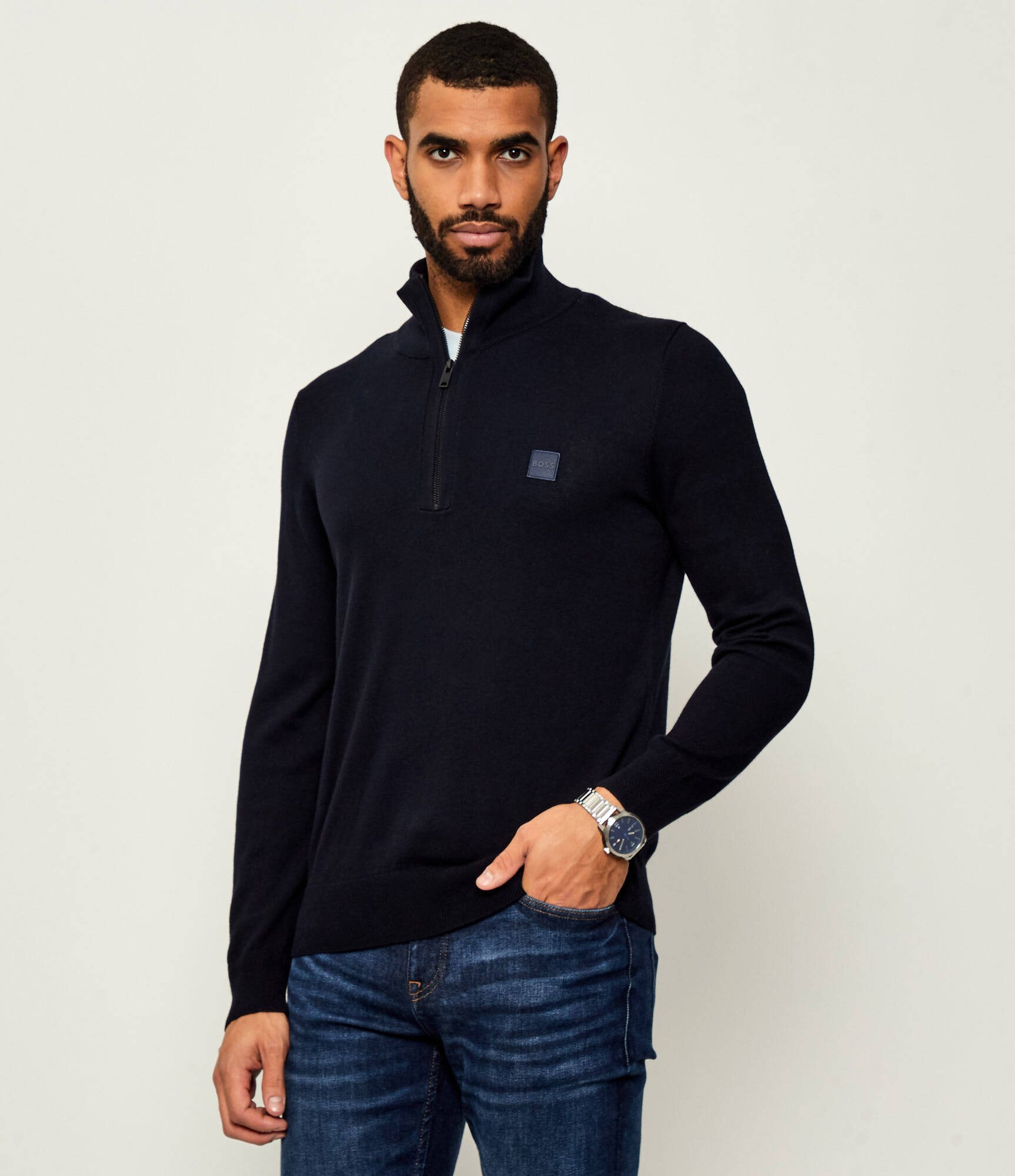 BOSS Orange Pulover Kanobix_S | regular fit cu adaos de cașmir