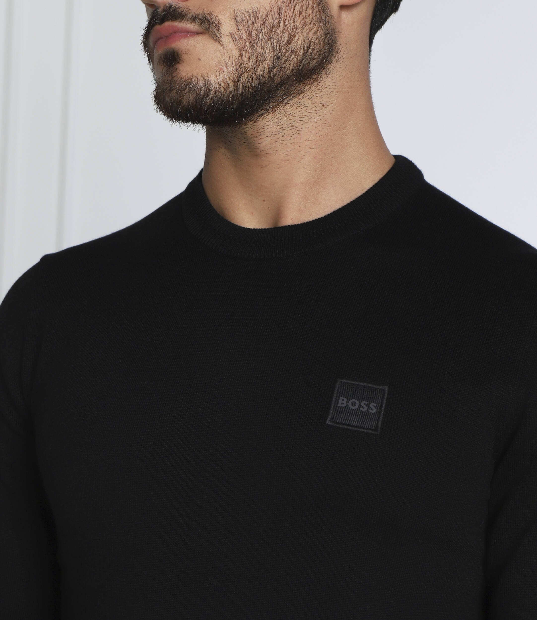 BOSS Orange Pulover Kanovano | Regular Fit cu adaos de cașmir