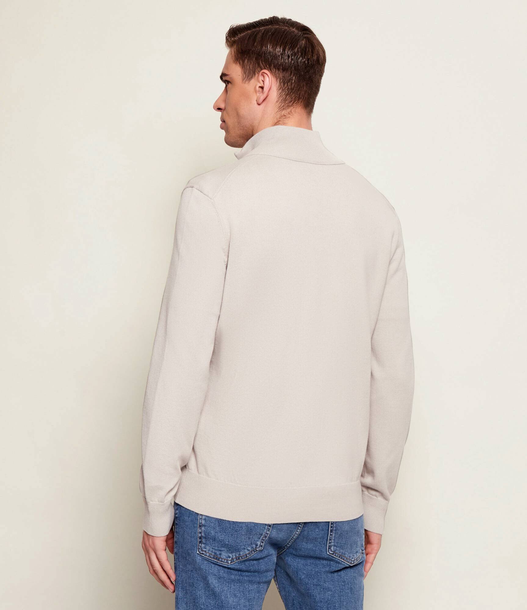 BOSS Orange Pulover Kanozip_S | regular fit cu adaos de cașmir