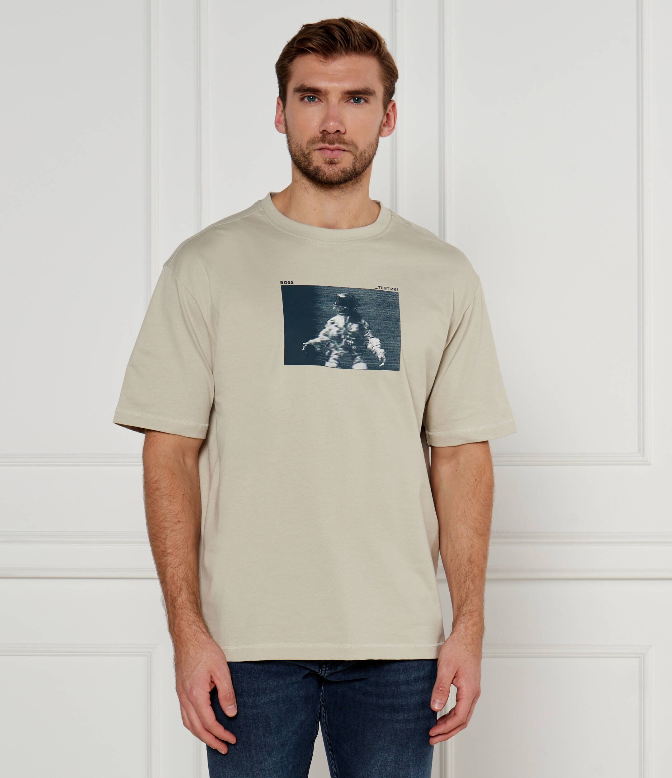 BOSS Orange Tricou Astronaut | Relaxed fit