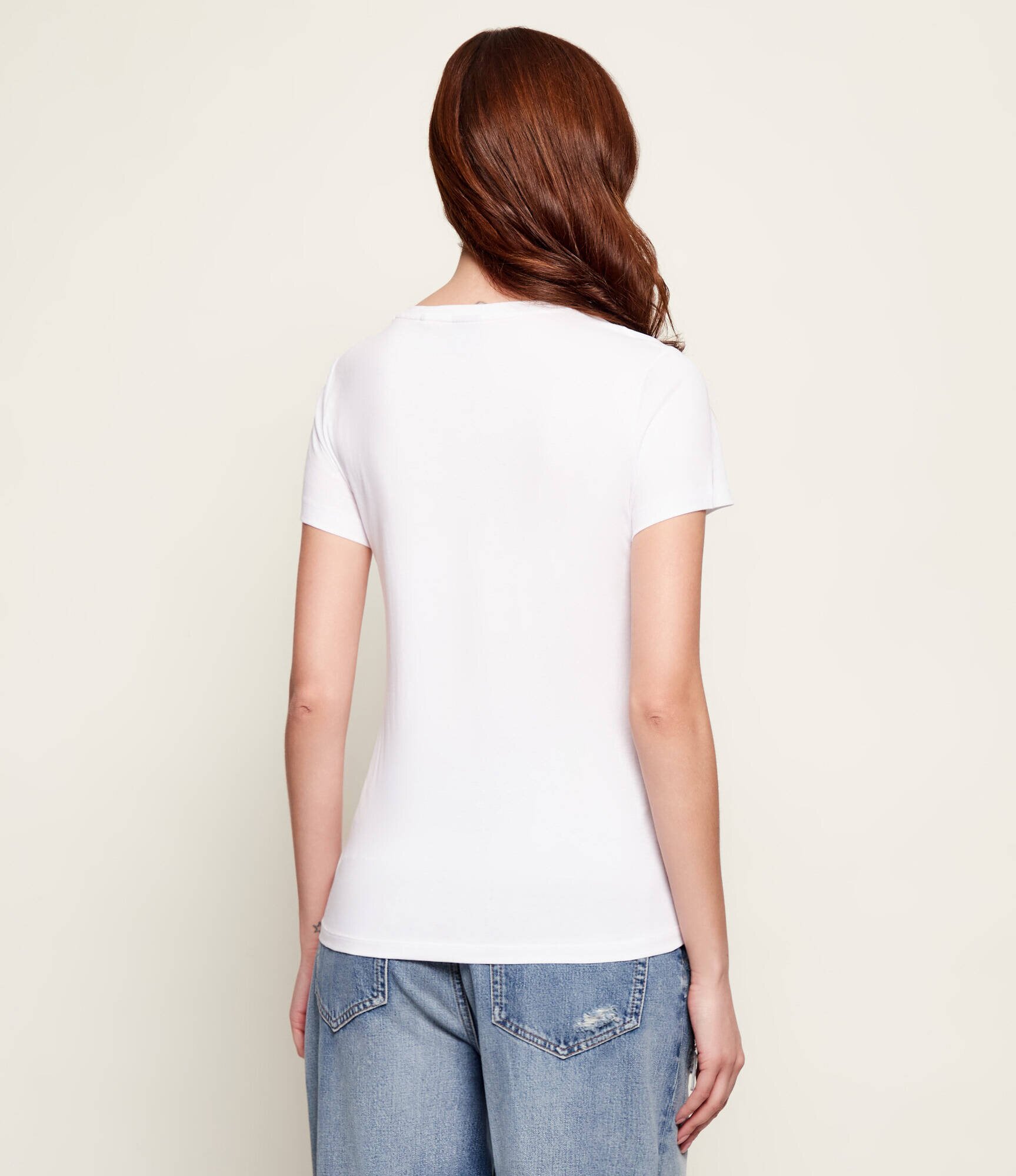 BOSS Orange Tricou C_Elove_embro | Slim Fit