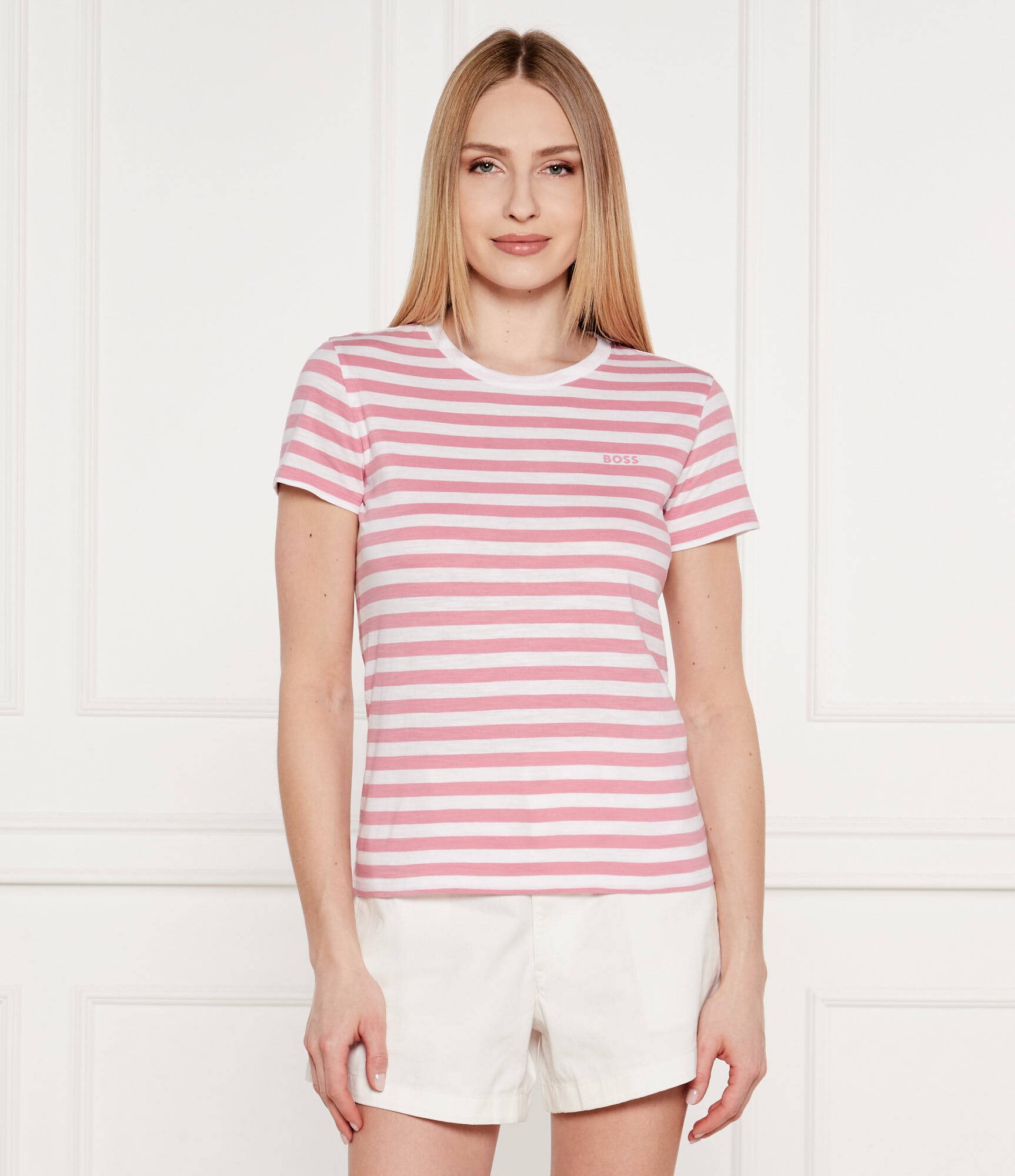 BOSS Orange Tricou C_Esla_Striped | regular fit