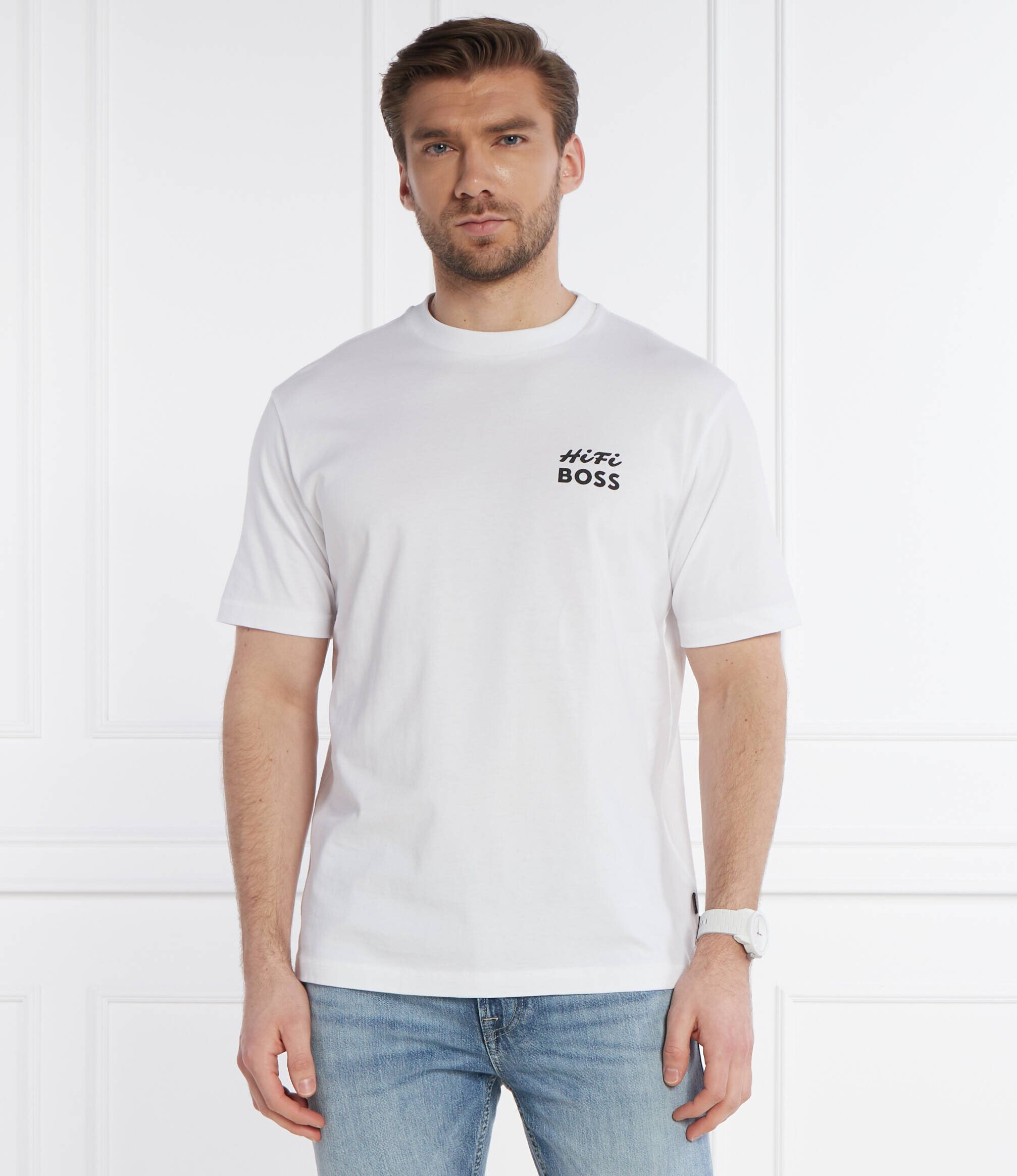 BOSS Orange Tricou Records | Relaxed fit