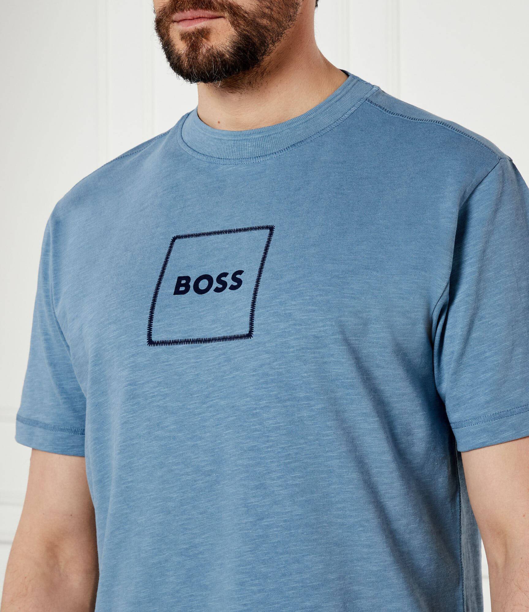 BOSS Orange Tricou | Regular Fit | cu adaos de in